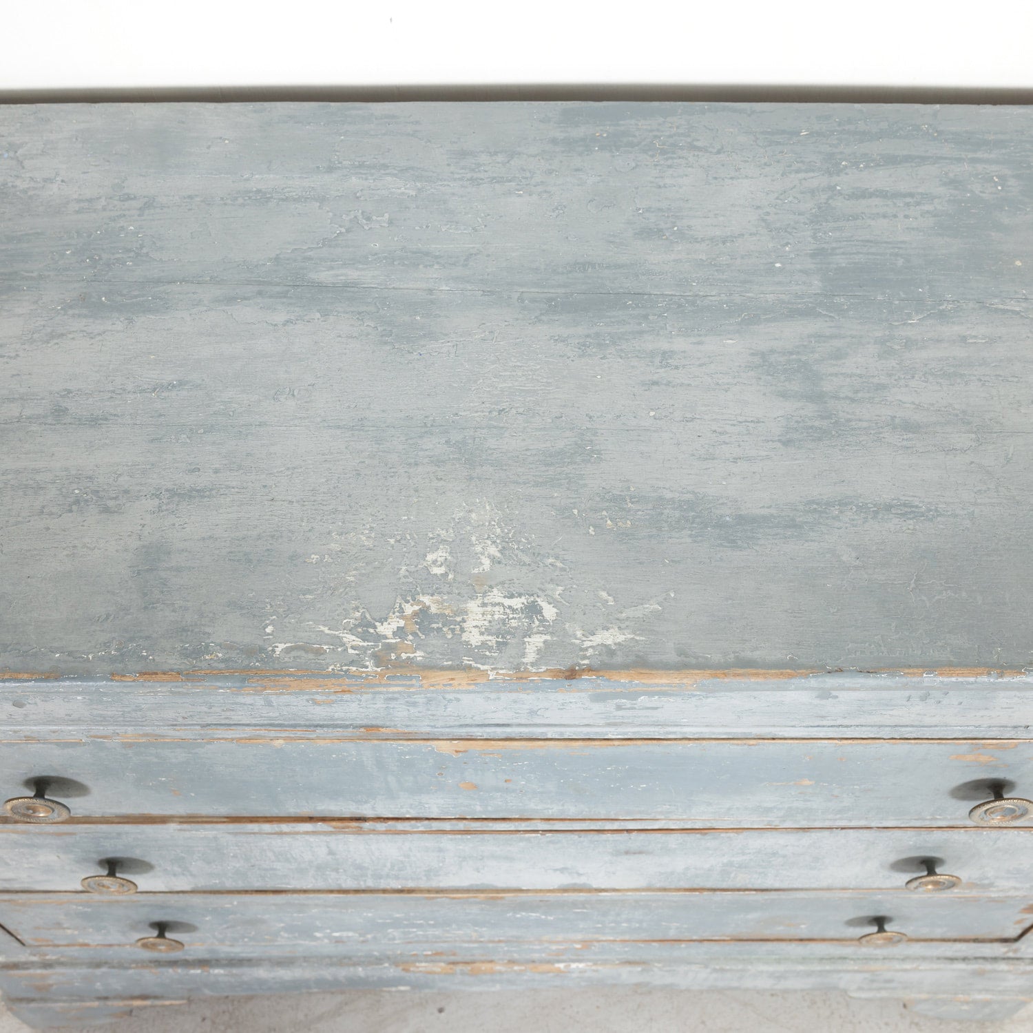 Late 19th Century French Louis Philippe Style Painted Four-Drawer Commode