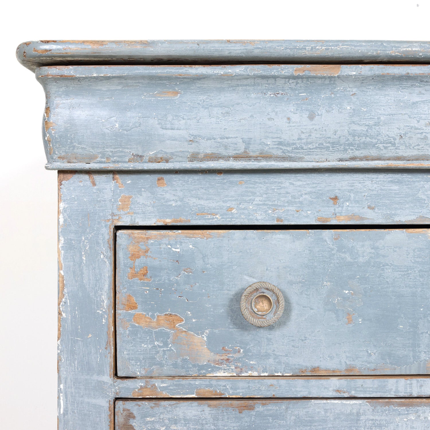 Late 19th Century French Louis Philippe Style Painted Four-Drawer Commode