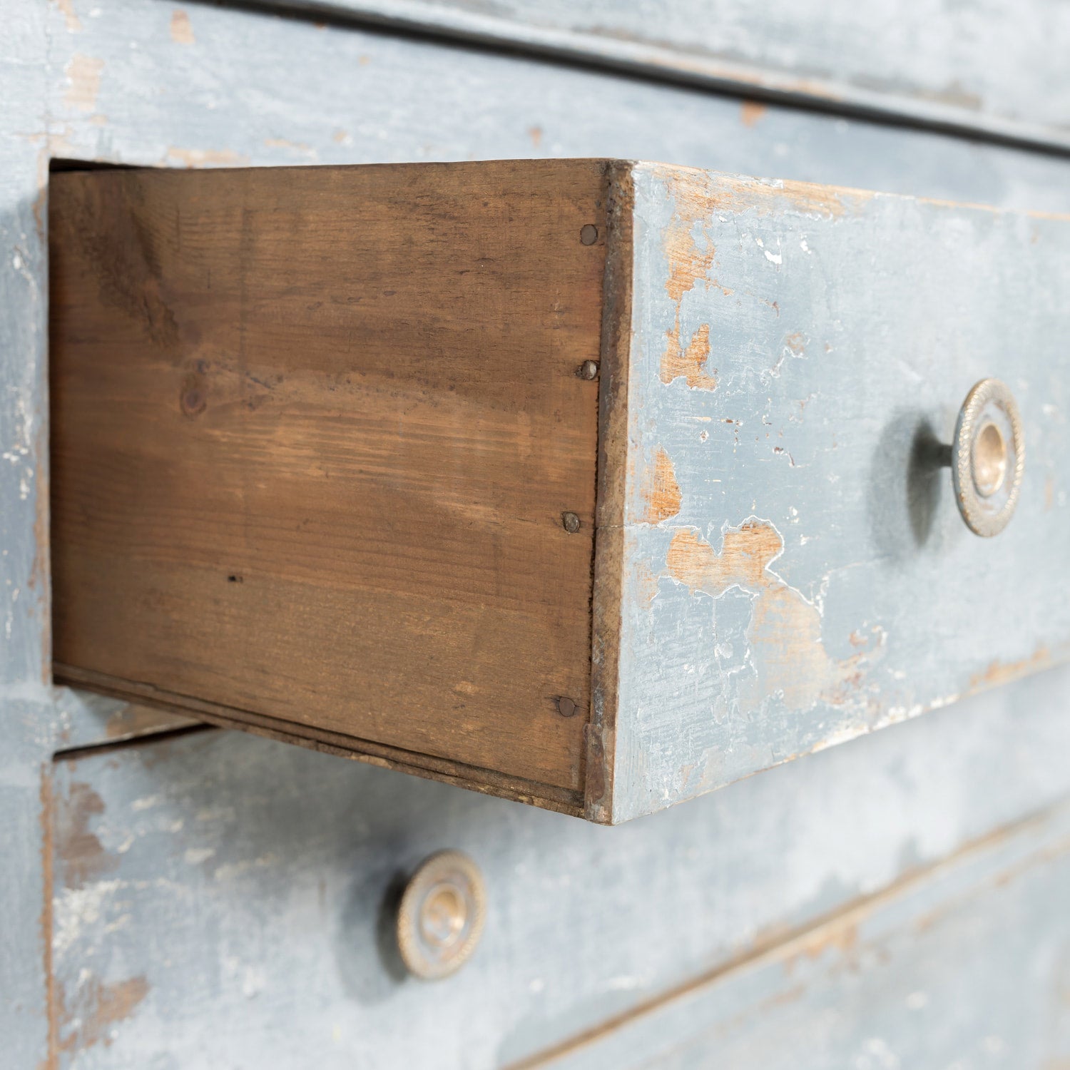 Late 19th Century French Louis Philippe Style Painted Four-Drawer Commode