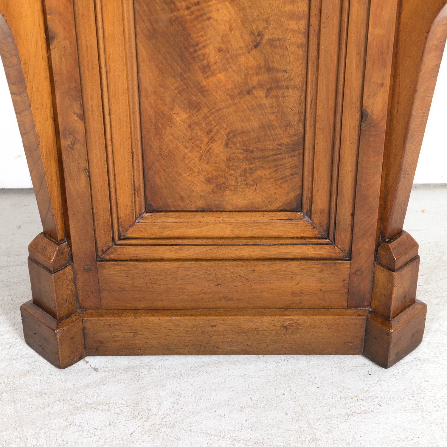 Early 19th Century French Empire Period Walnut Longcase Clock with Eight-Day Movement