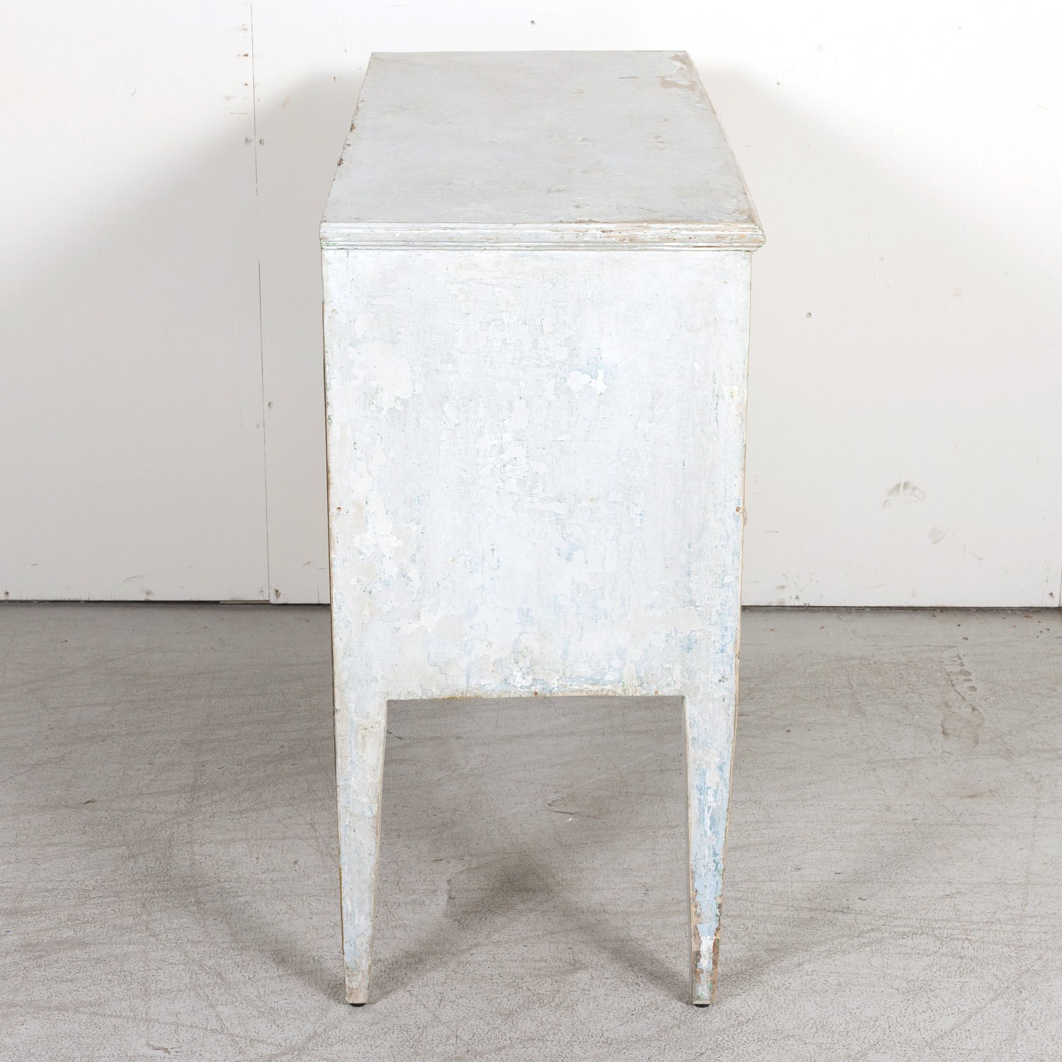 19th Century French Louis XVI Style Painted Commode Sauteuse