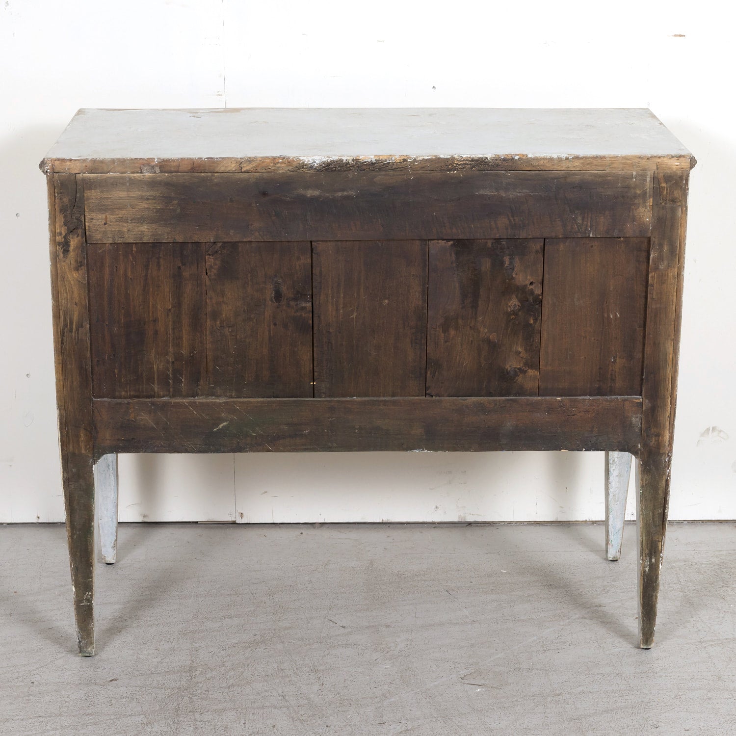 19th Century French Louis XVI Style Painted Commode Sauteuse