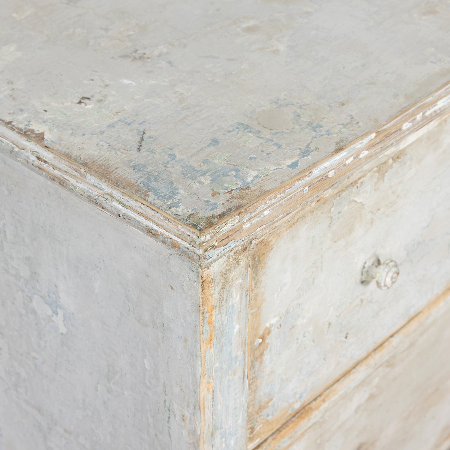 19th Century French Louis XVI Style Painted Commode Sauteuse