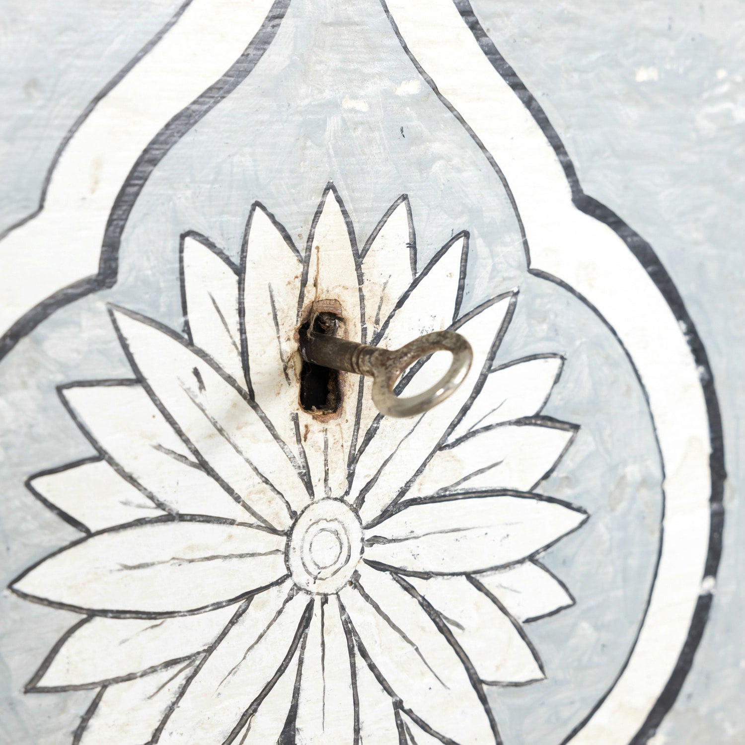 Late 19th Century Hand Painted French Louis XVI Style Three-Drawer Commode