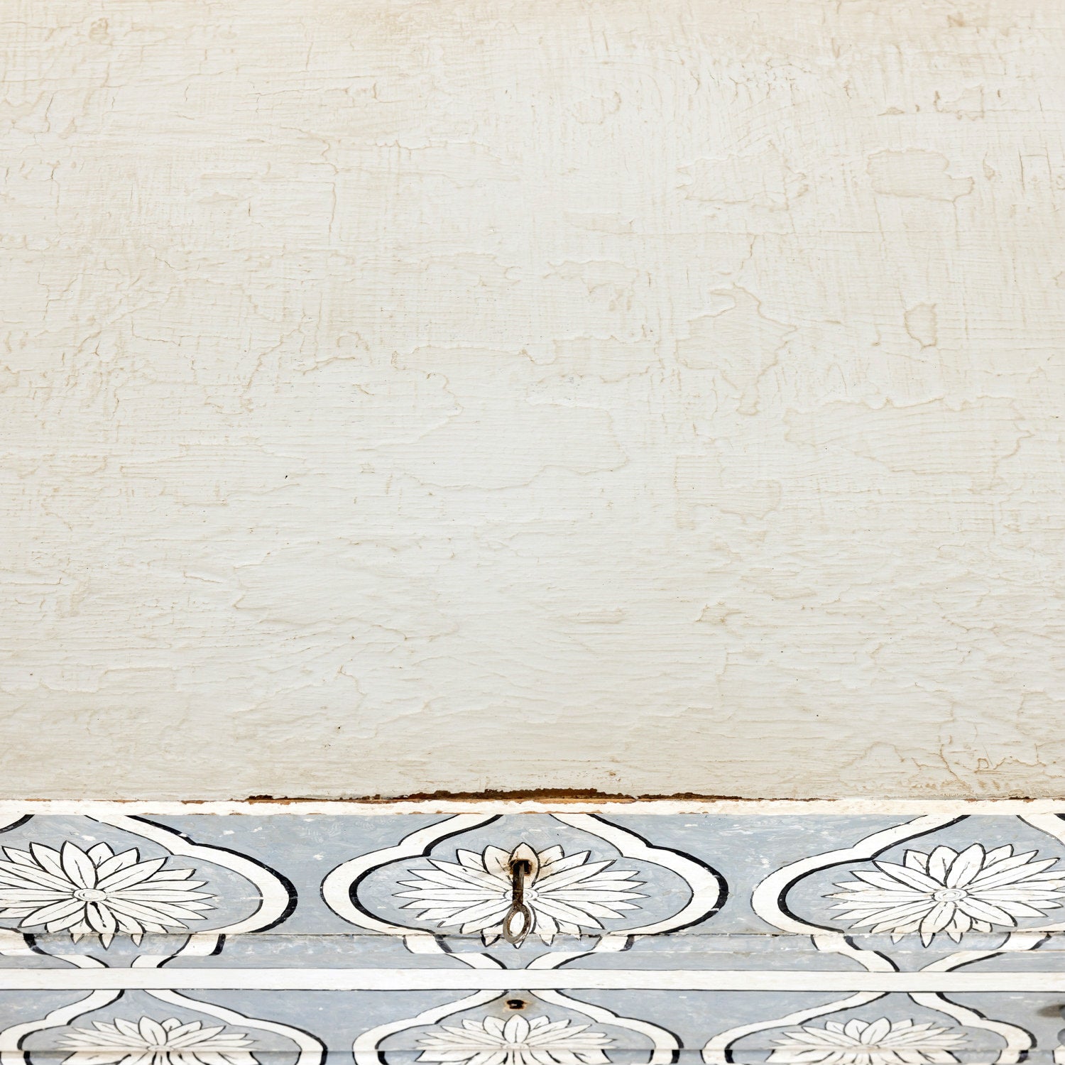 Late 19th Century Hand Painted French Louis XVI Style Three-Drawer Commode