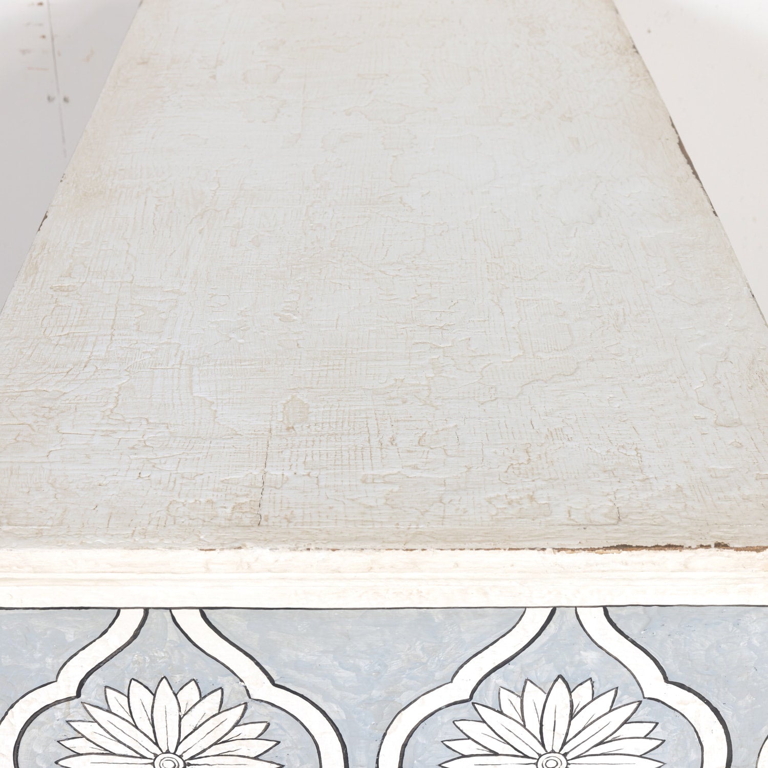 Late 19th Century Hand Painted French Louis XVI Style Three-Drawer Commode