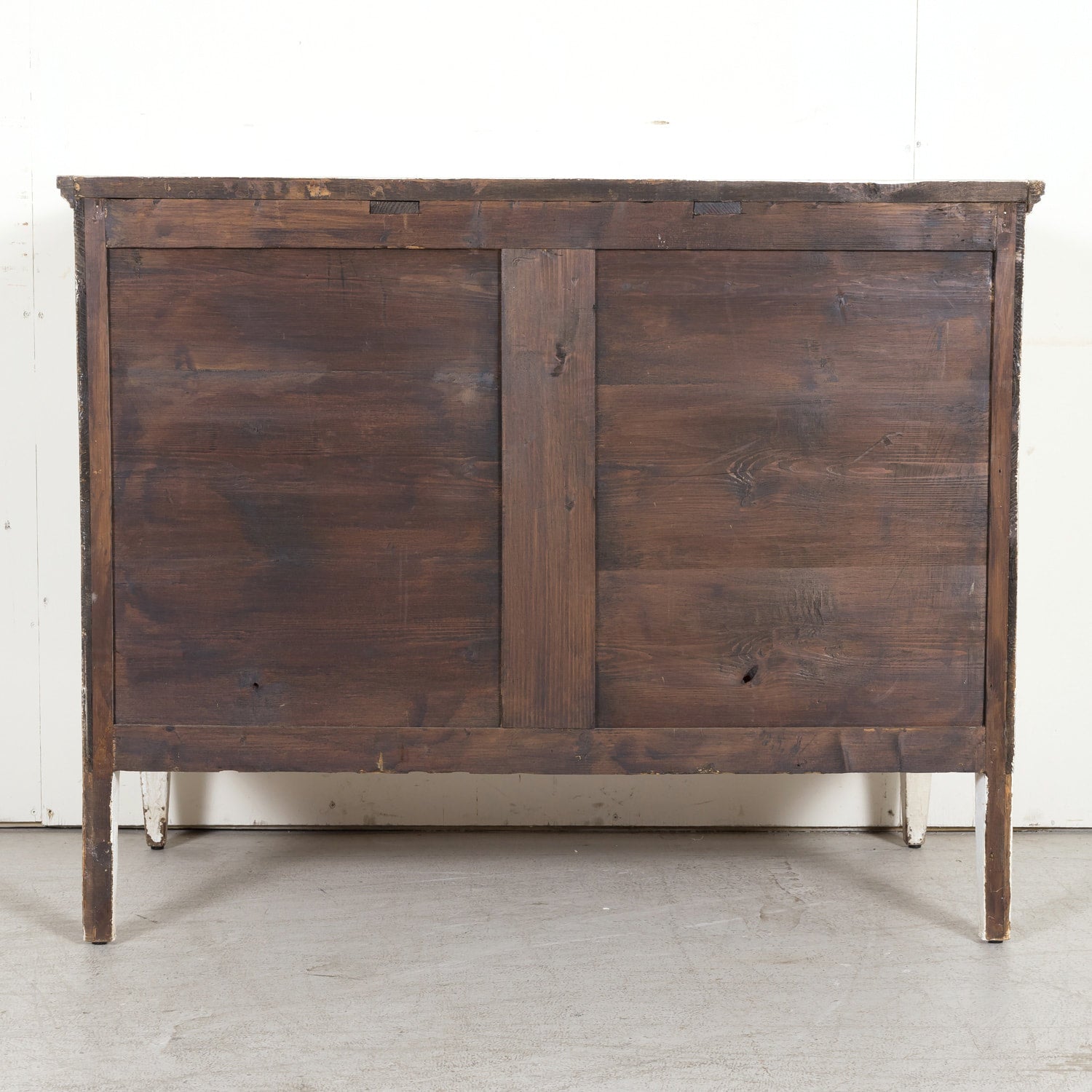 Late 19th Century Hand Painted French Louis XVI Style Three-Drawer Commode