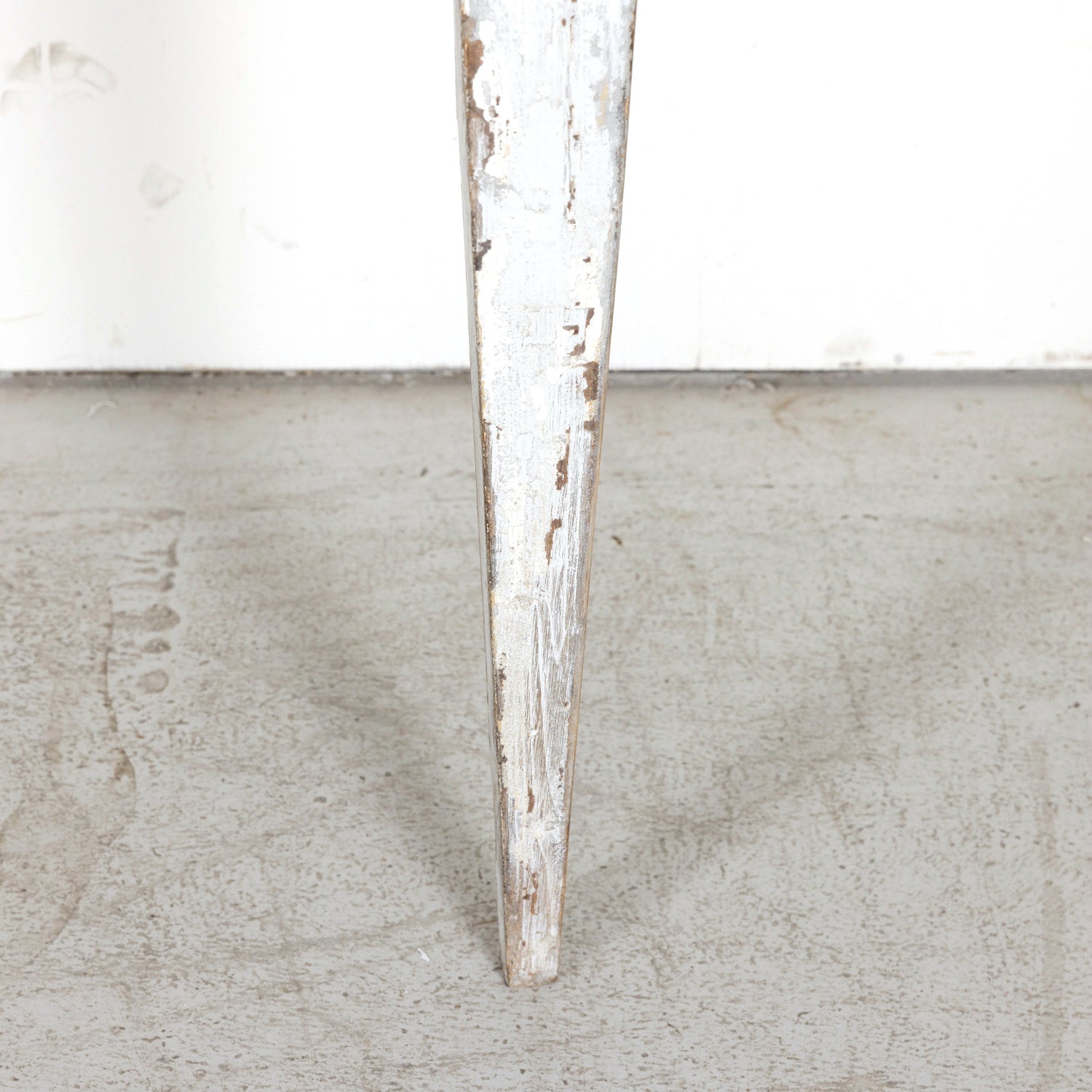 Pair of 19th Century French Louis XVI Style Painted Demilune Console Tables