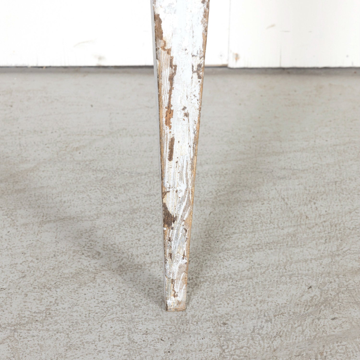 Pair of 19th Century French Louis XVI Style Painted Demilune Console Tables