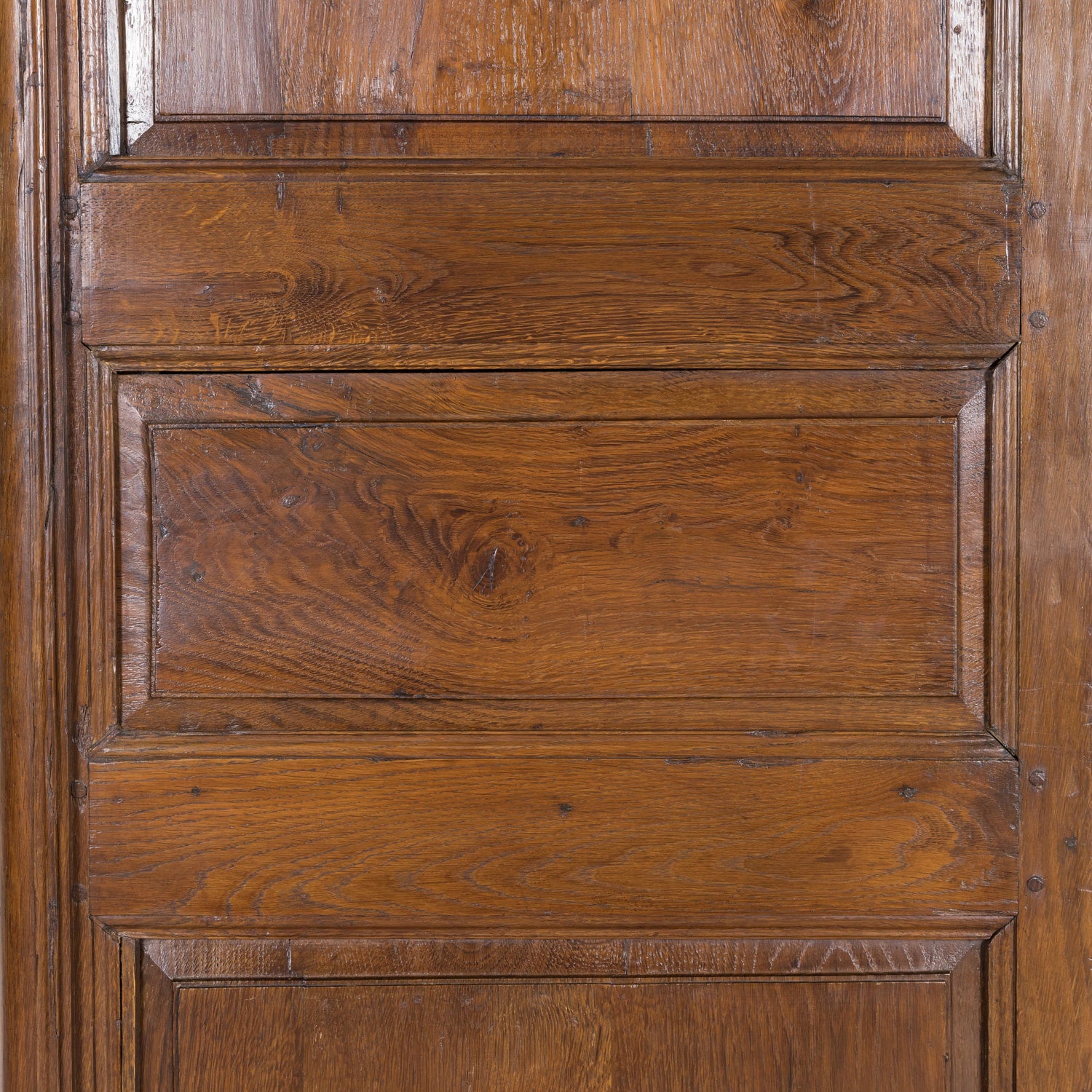 18th Century French Country Louis XV Period Carved Normandy Oak Bonnetiere