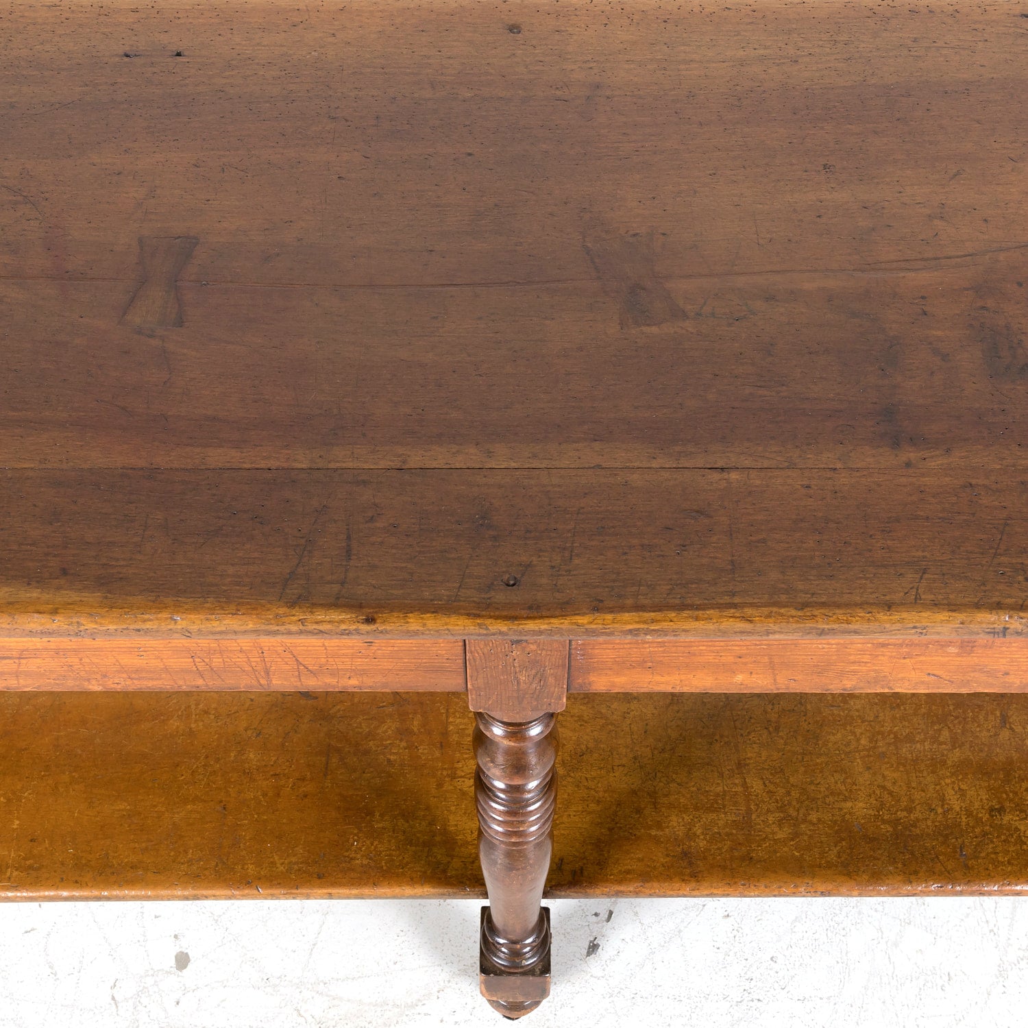 Monumental 19th Century French Louis Philippe Period Draper Table or Table de Drapier