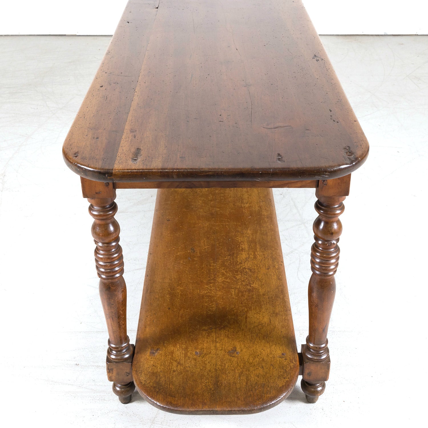 Monumental 19th Century French Louis Philippe Period Draper Table or Table de Drapier