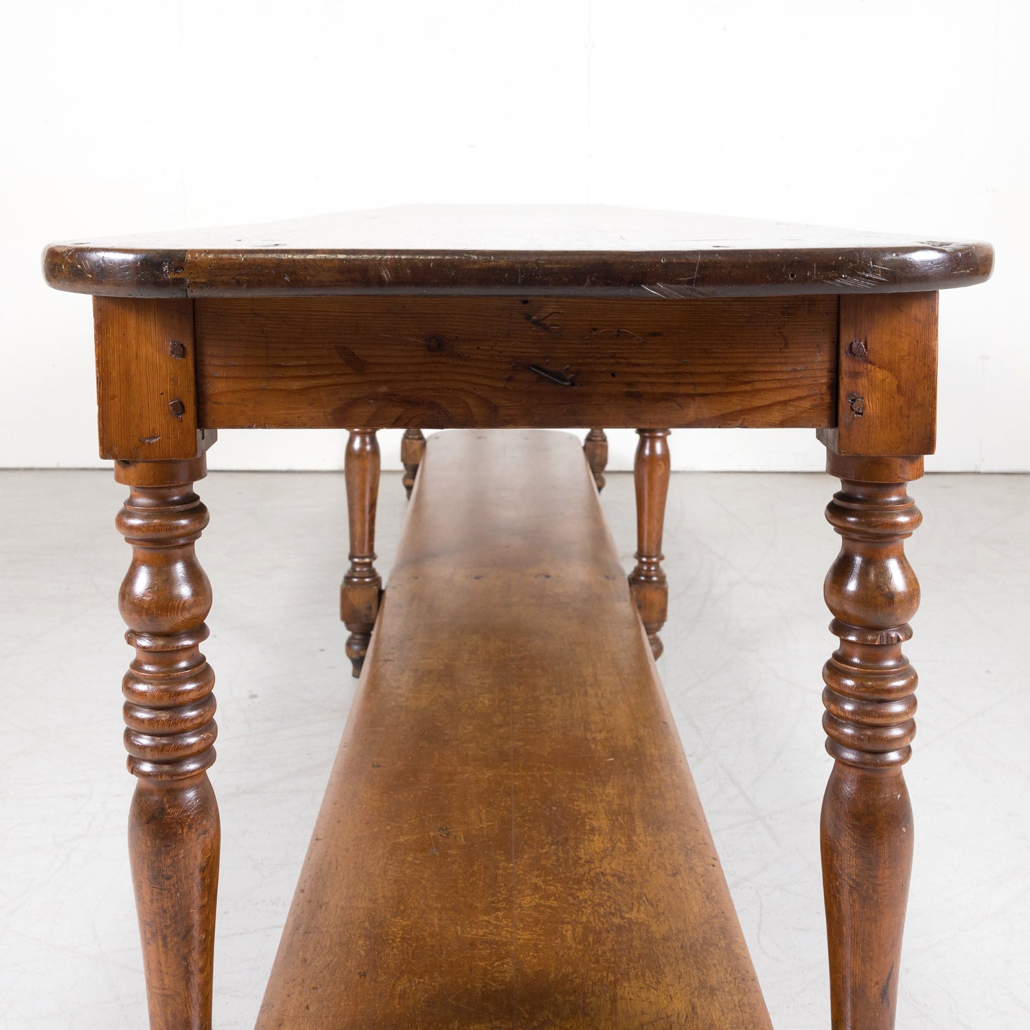 Monumental 19th Century French Louis Philippe Period Draper Table or Table de Drapier
