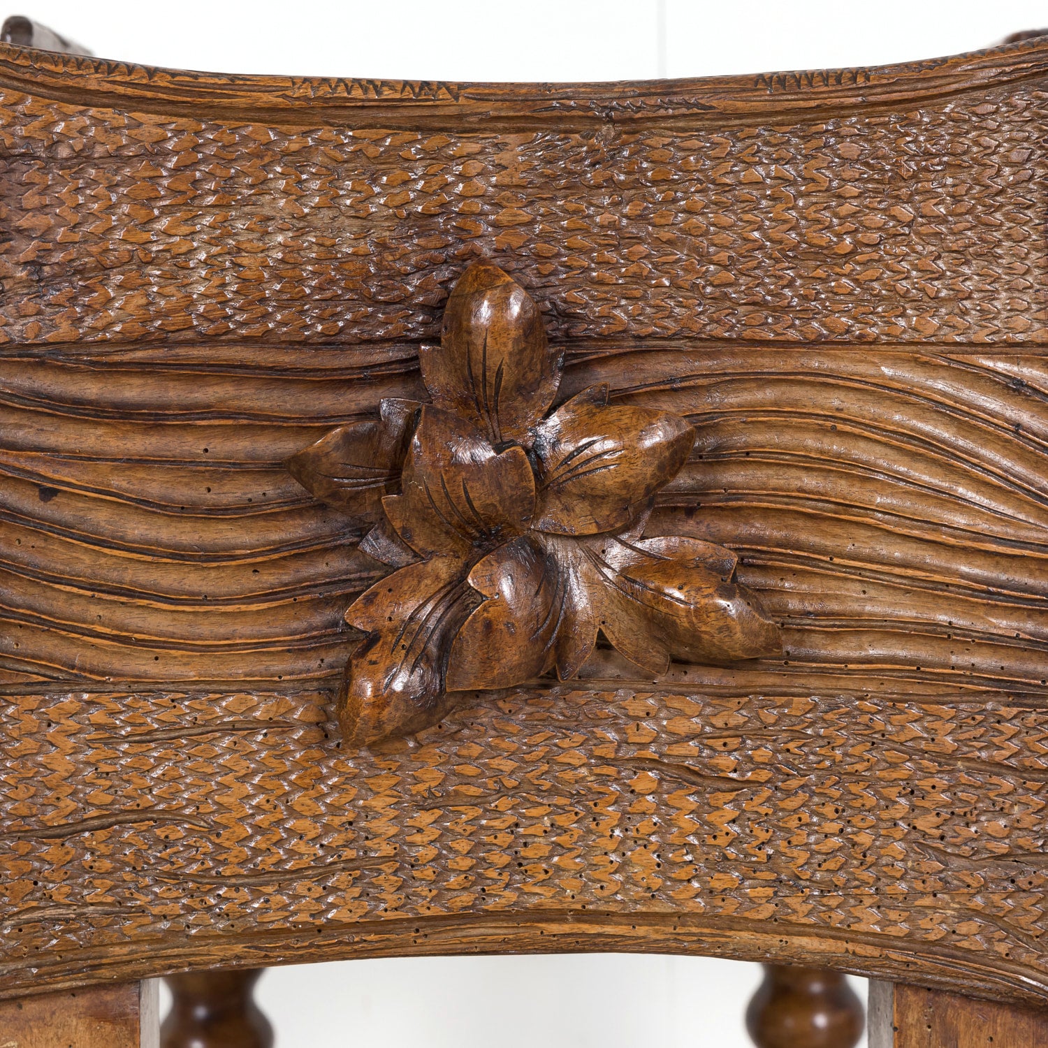 19th Century French Hand Carved Walnut Black Forest Jardiniére or Planter