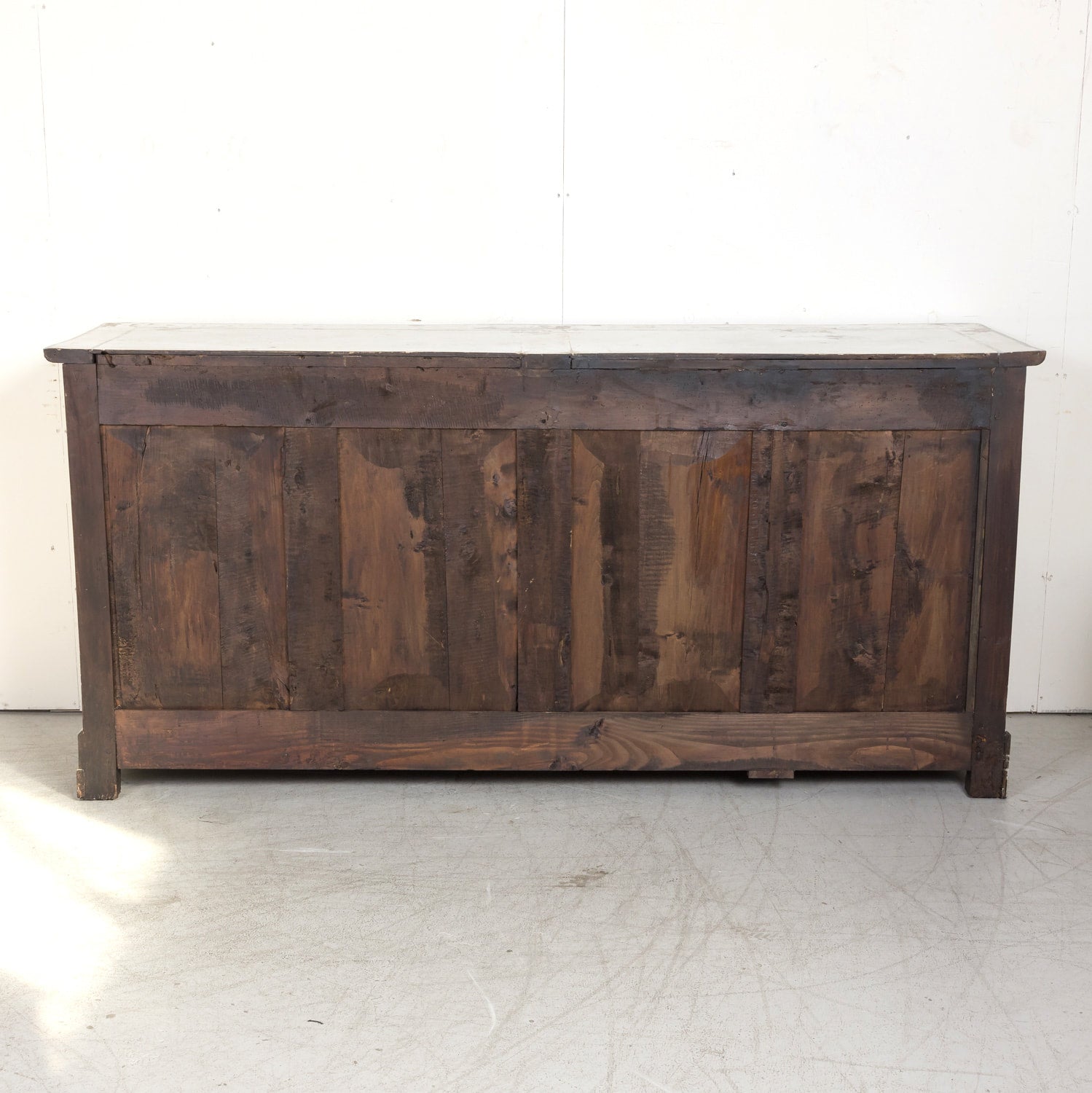 Large 19th Century French Painted Louis Philippe Period Enfilade Buffet