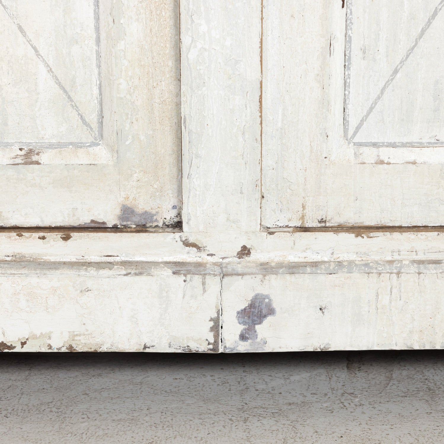 Large 19th Century French Painted Louis Philippe Period Enfilade Buffet