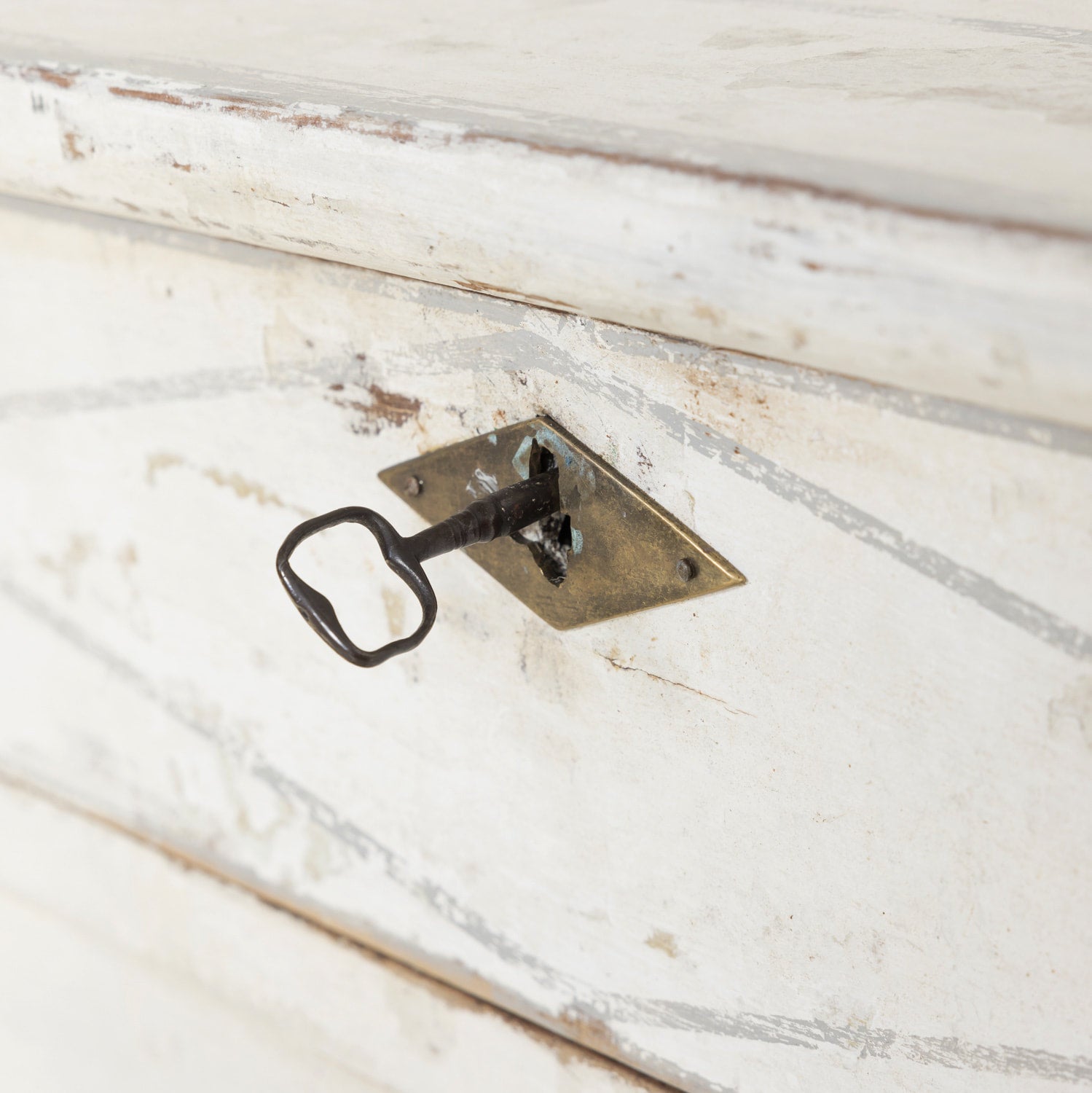 Large 19th Century French Painted Louis Philippe Period Enfilade Buffet