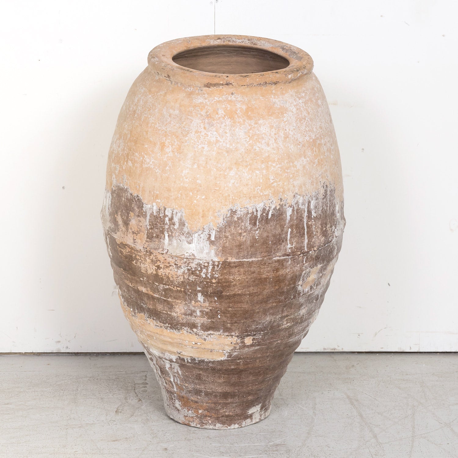 Large 19th Century Spanish Terracotta Tinaja or Wine Pot