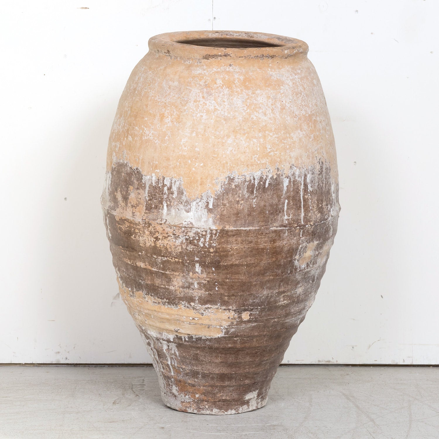 Large 19th Century Spanish Terracotta Tinaja or Wine Pot