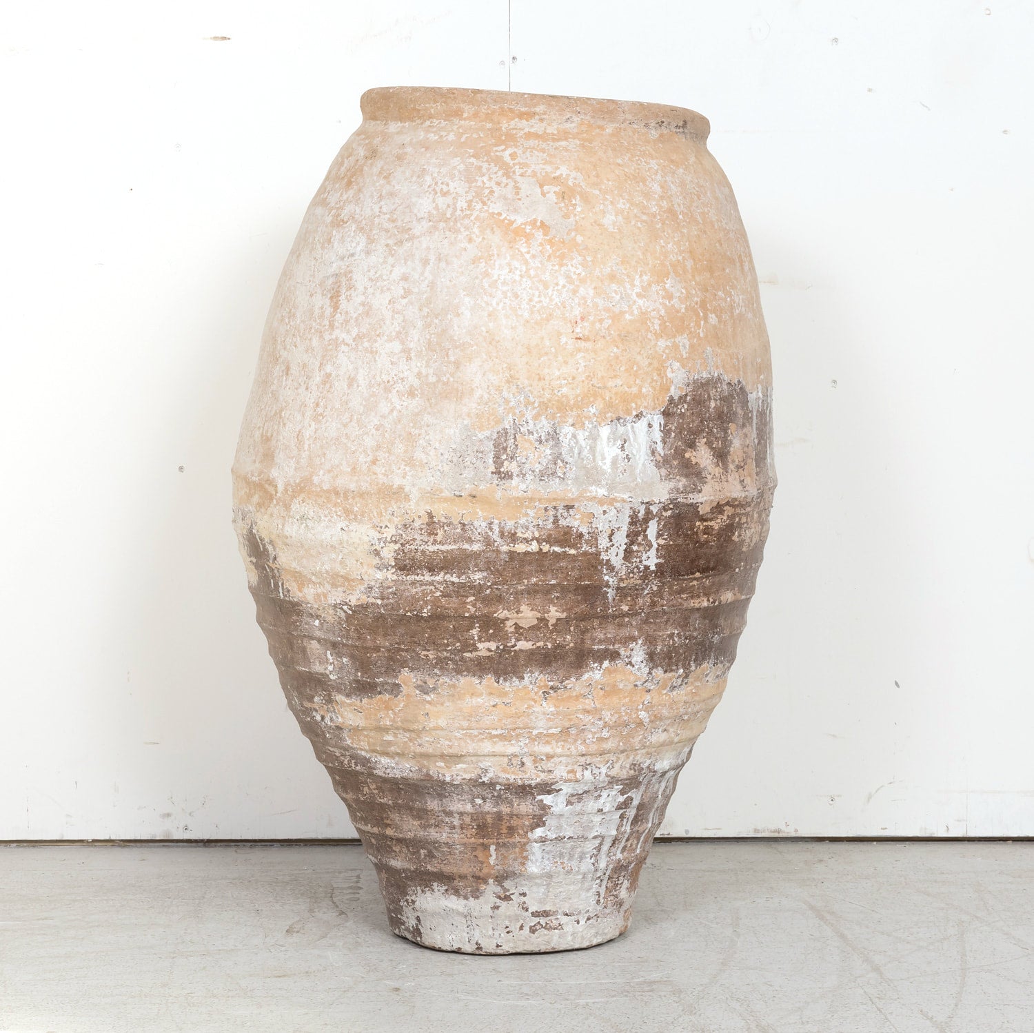 Large 19th Century Spanish Terracotta Tinaja or Wine Pot