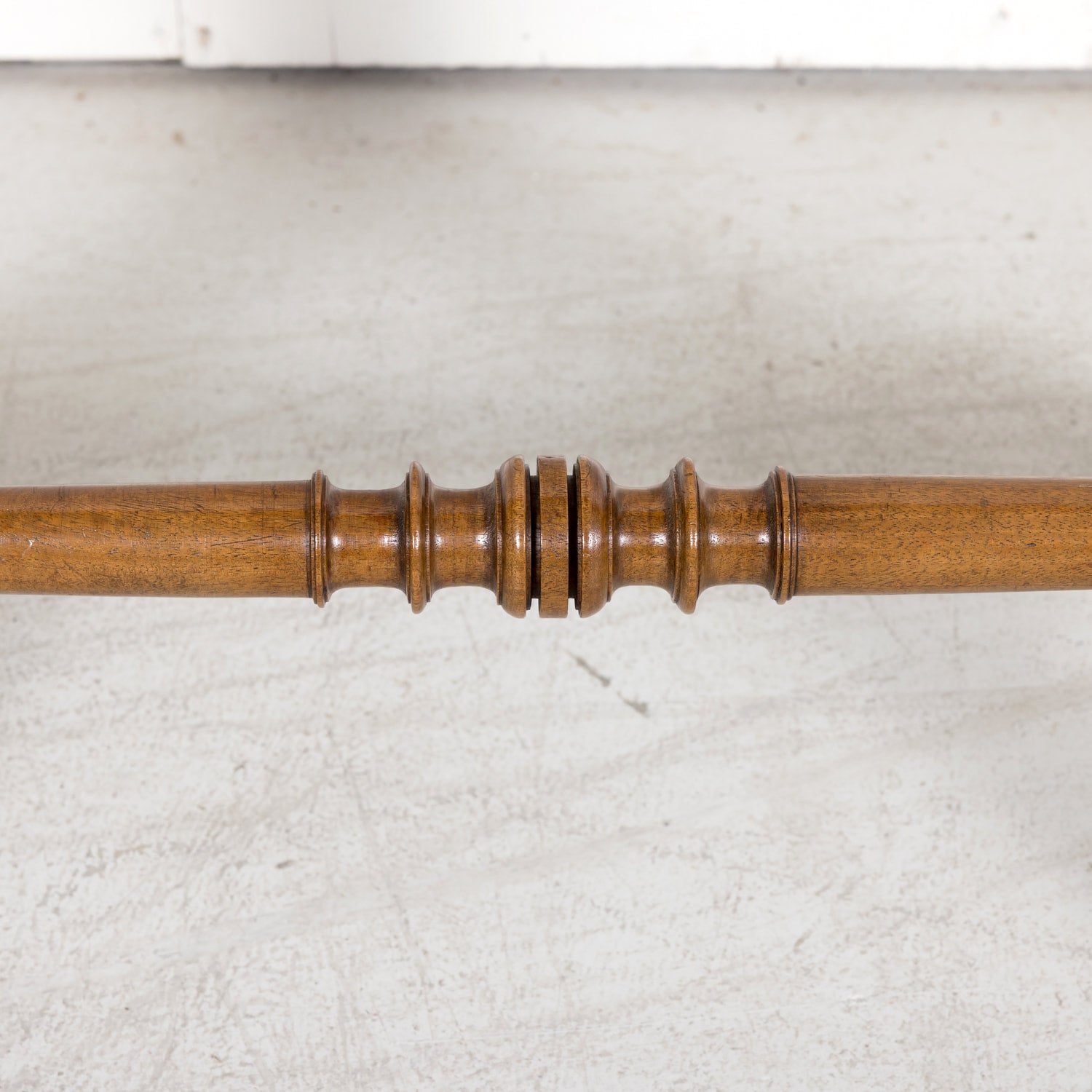 Exceptional 19th Century French Louis XVI Style Carved Walnut Beveled Cheval Dressing Mirror