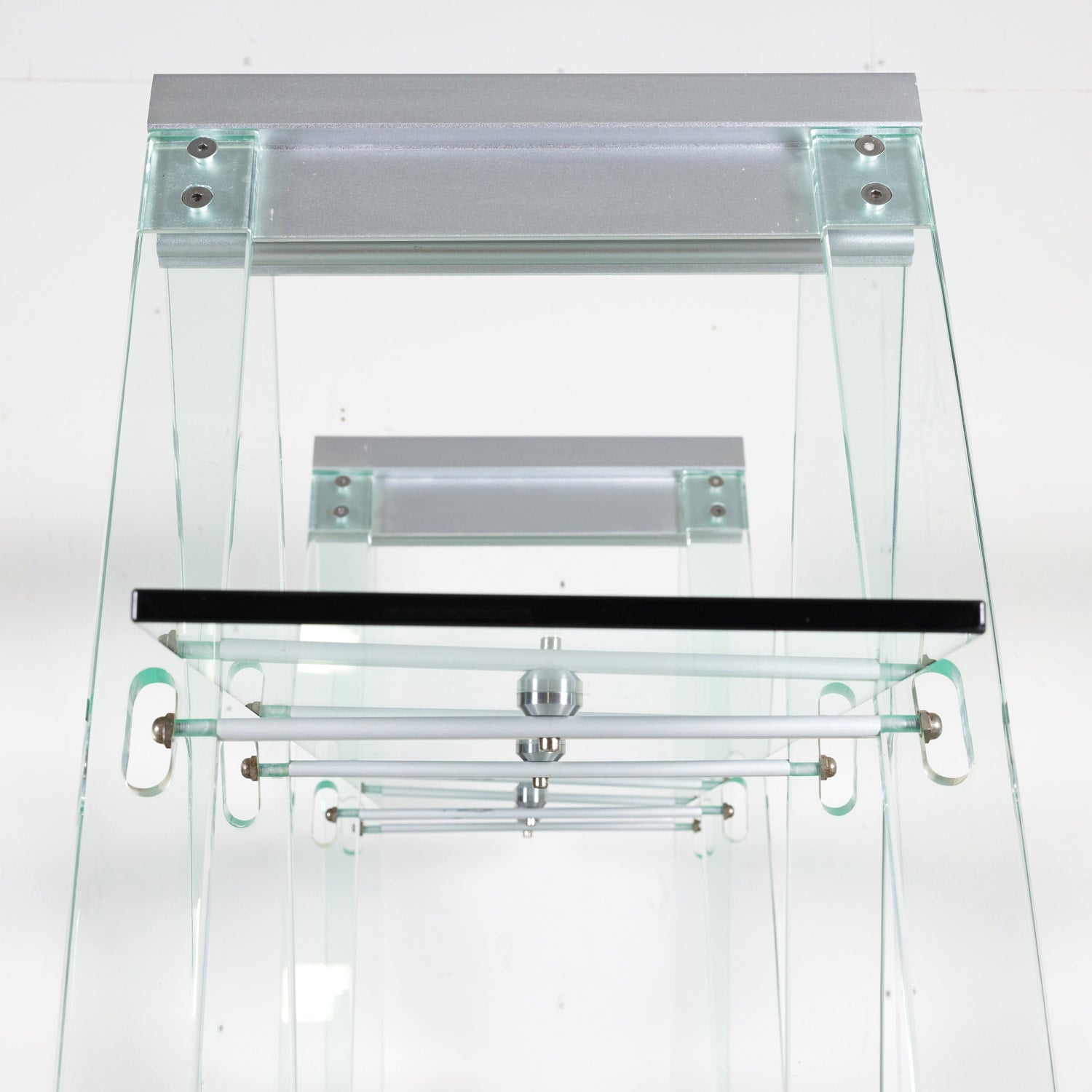 Vintage Post-Modern Italian Acrylic and Glass Bookcase or Display Unit