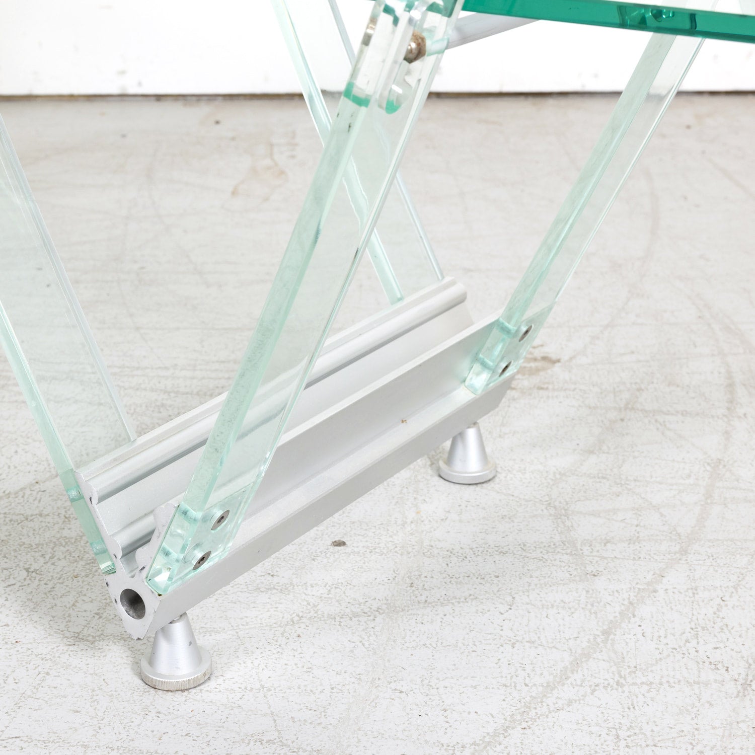 Vintage Post-Modern Italian Acrylic and Glass Bookcase or Display Unit