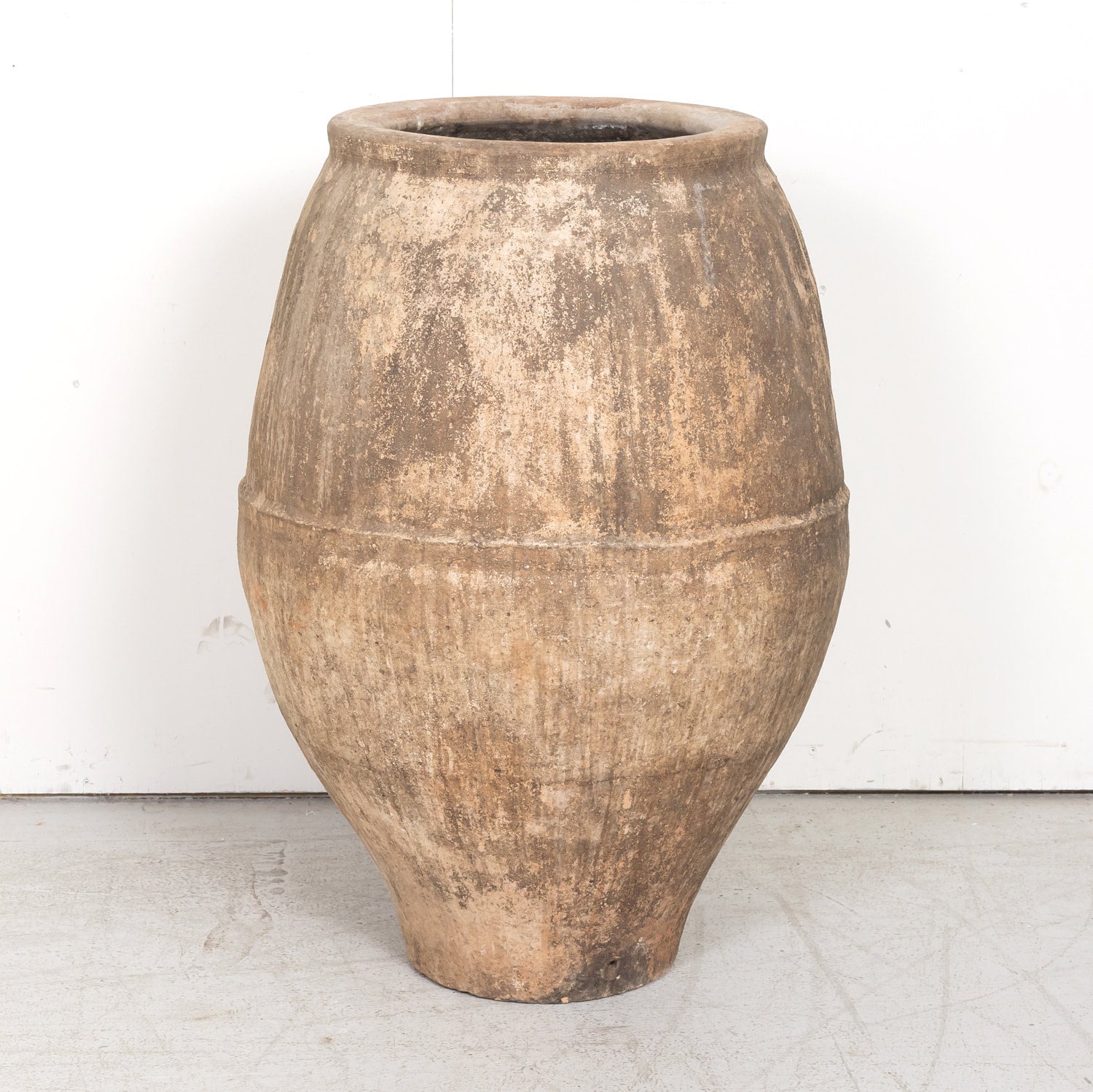 Large Antique Spanish Terracotta Olive Jar