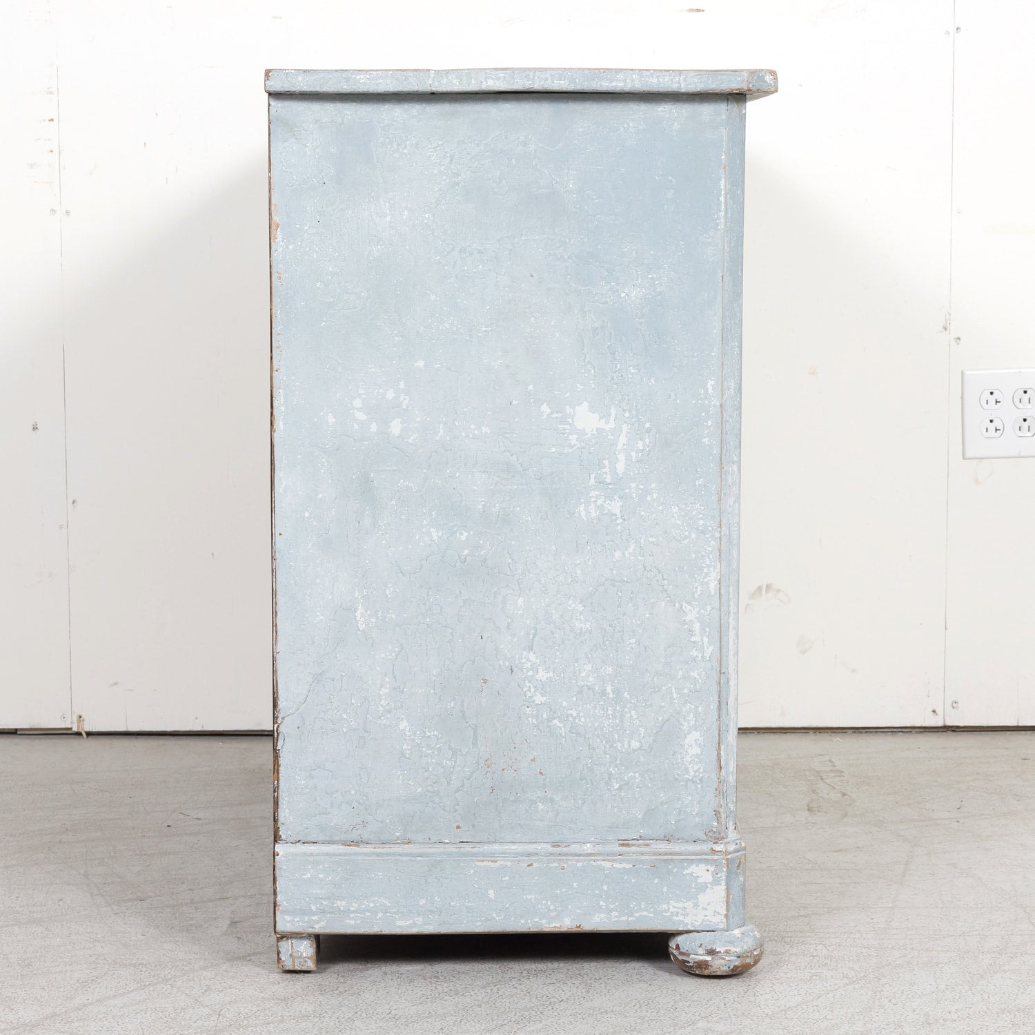 19th Century French Louis Philippe Style Petite Painted Commode