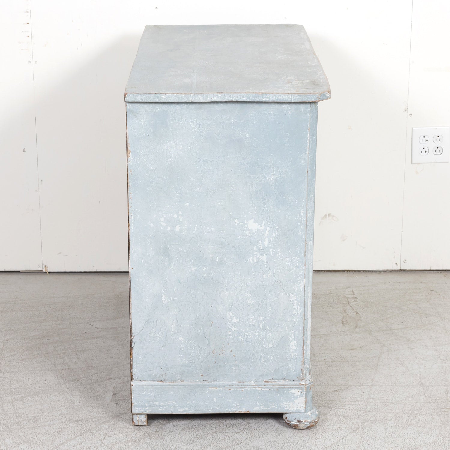 19th Century French Louis Philippe Style Petite Painted Commode