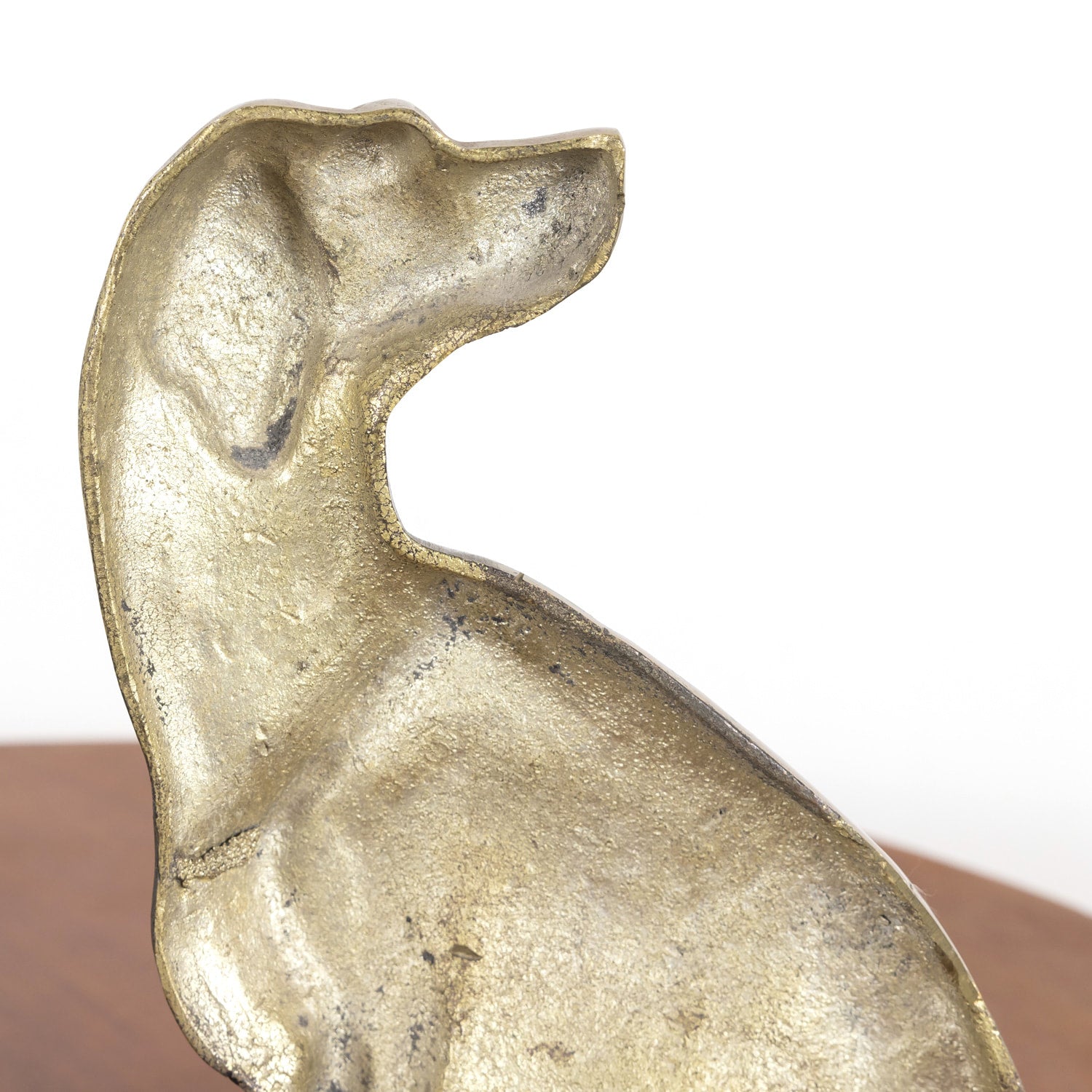 Pair of 19th Century English Brass Hunting Dog Doorstops or Bookends