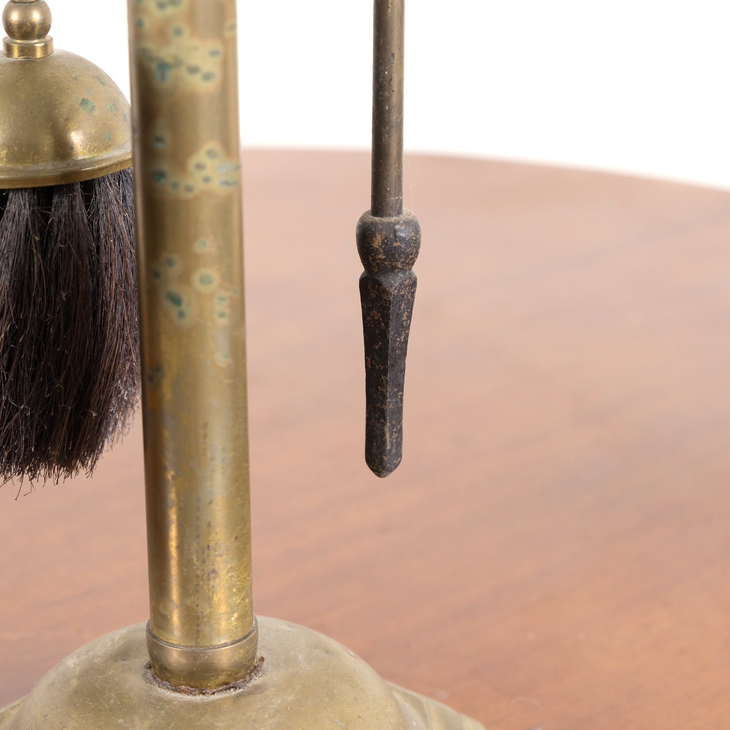 Antique French English Setter Hunting Dog Five Piece Fireplace