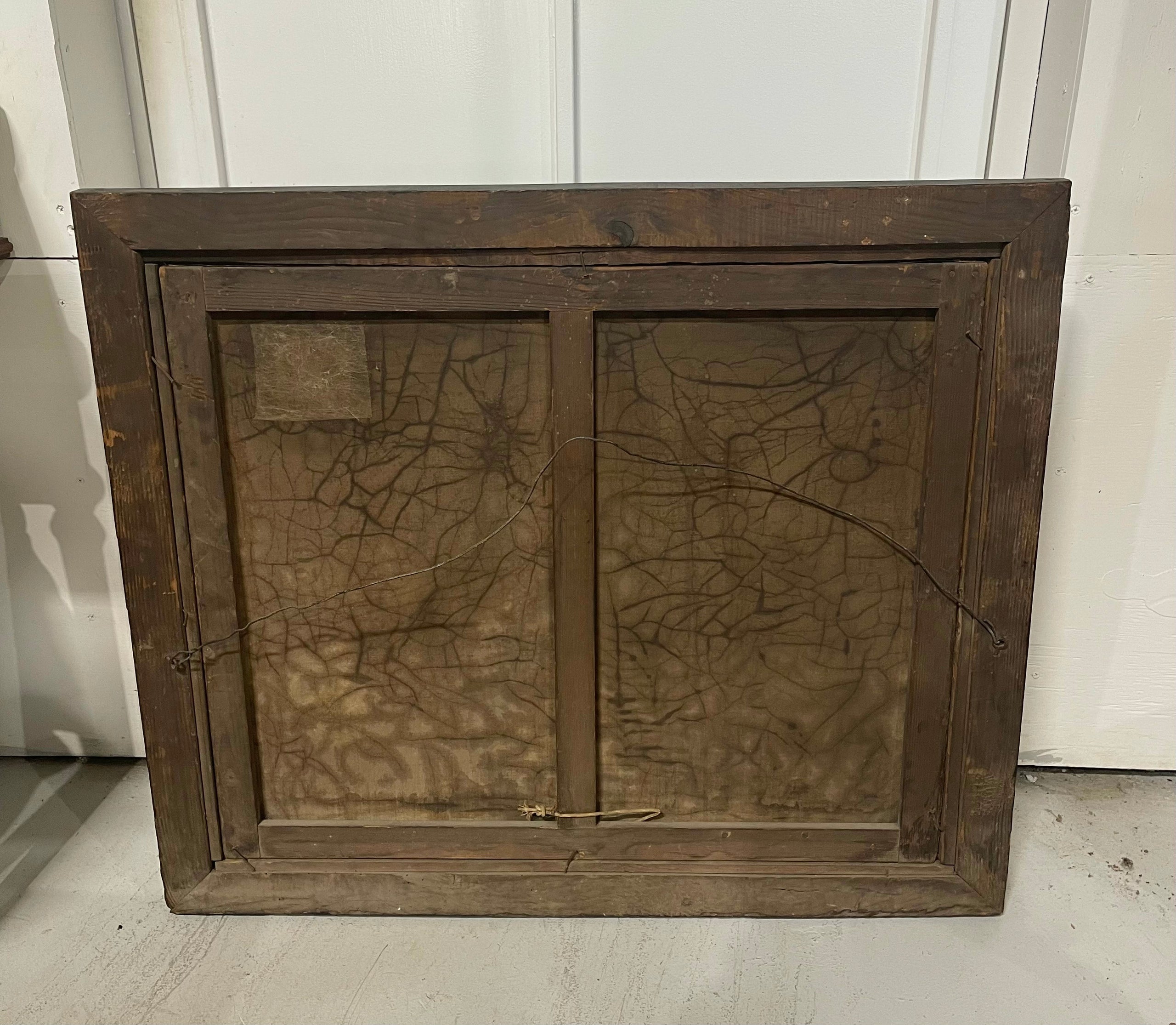 19th Century Framed Original French Oil on Canvas with Dead Game, Signed