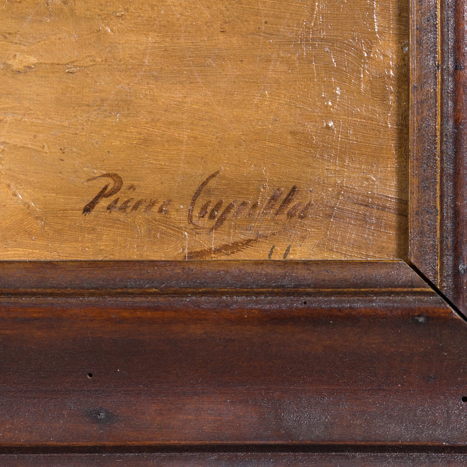 19th Century Framed Original French Oil on Canvas with Dead Game, Signed