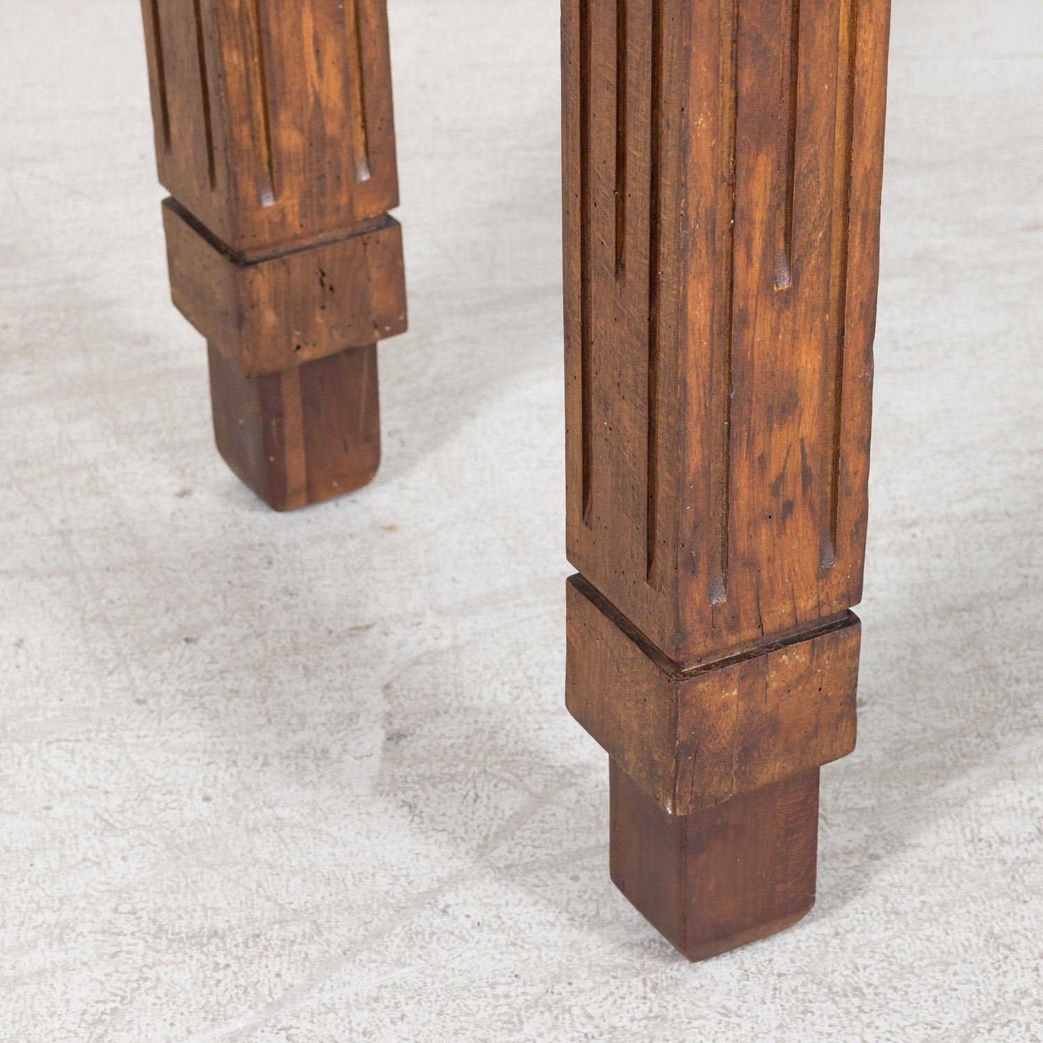 20th Century French Art Deco Period Billot de Boucher or Butcher Table by Xavier Aubert