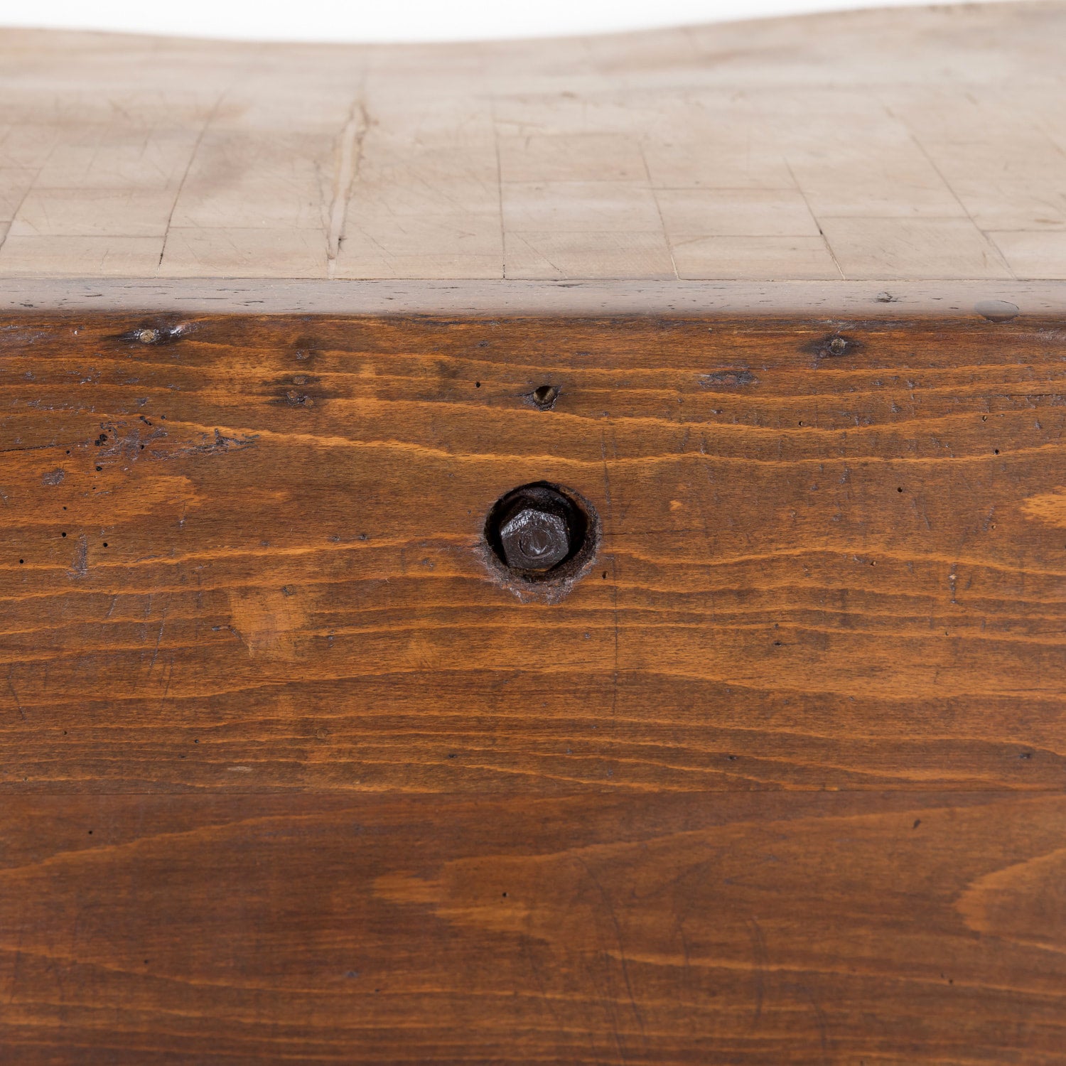 20th Century French Art Deco Period Billot de Boucher or Butcher Table by Xavier Aubert