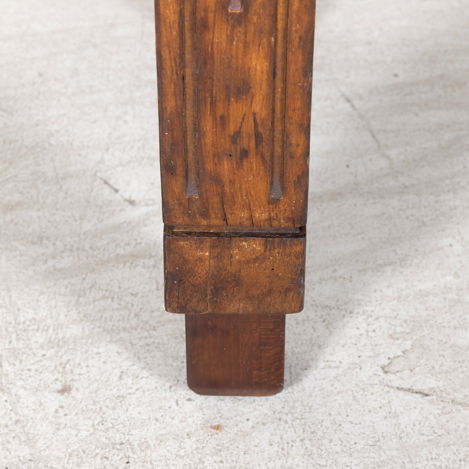 20th Century French Art Deco Period Billot de Boucher or Butcher Table by Xavier Aubert