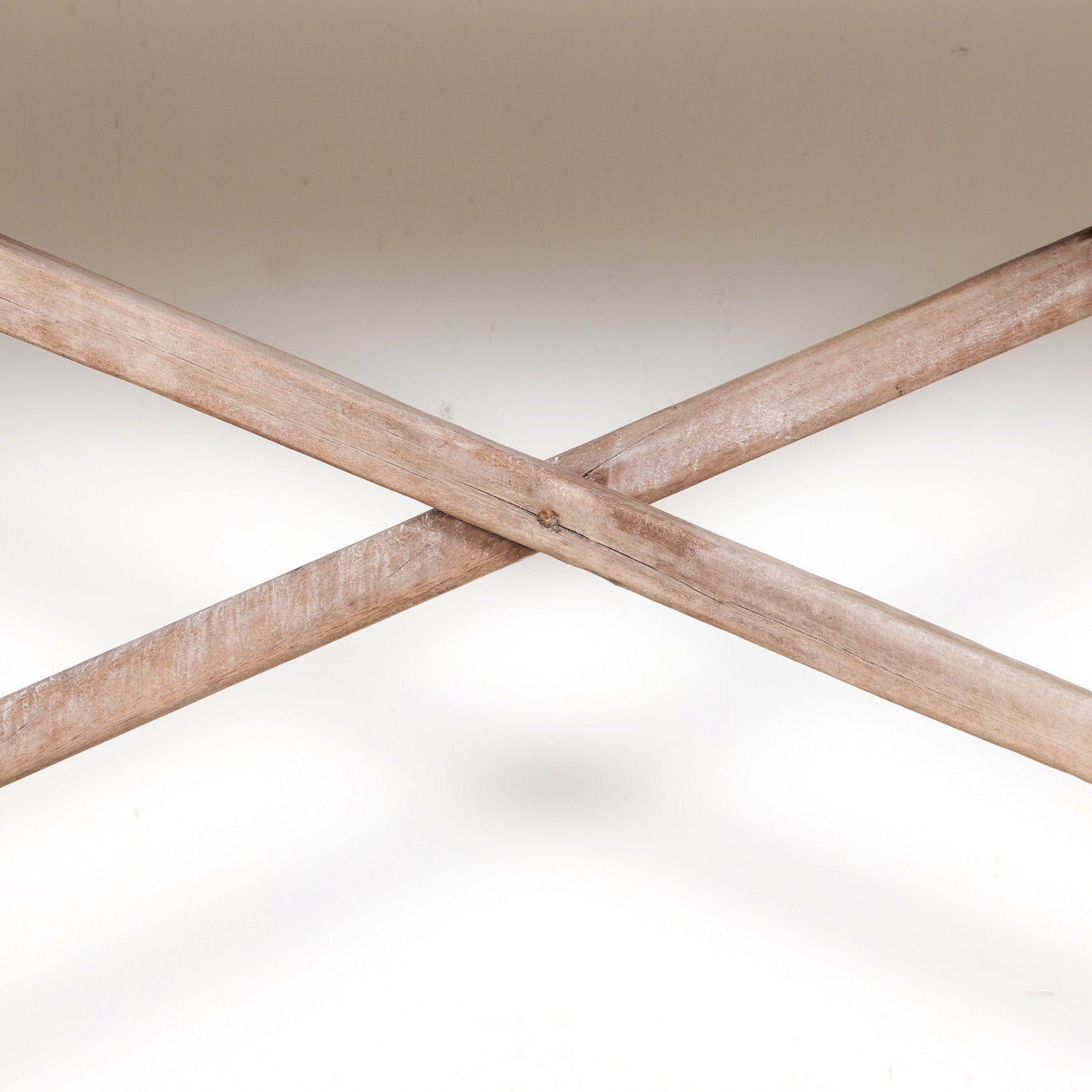 Mid-18th Century Primitive Spanish Catalan Walnut Console or Side Trestle Table