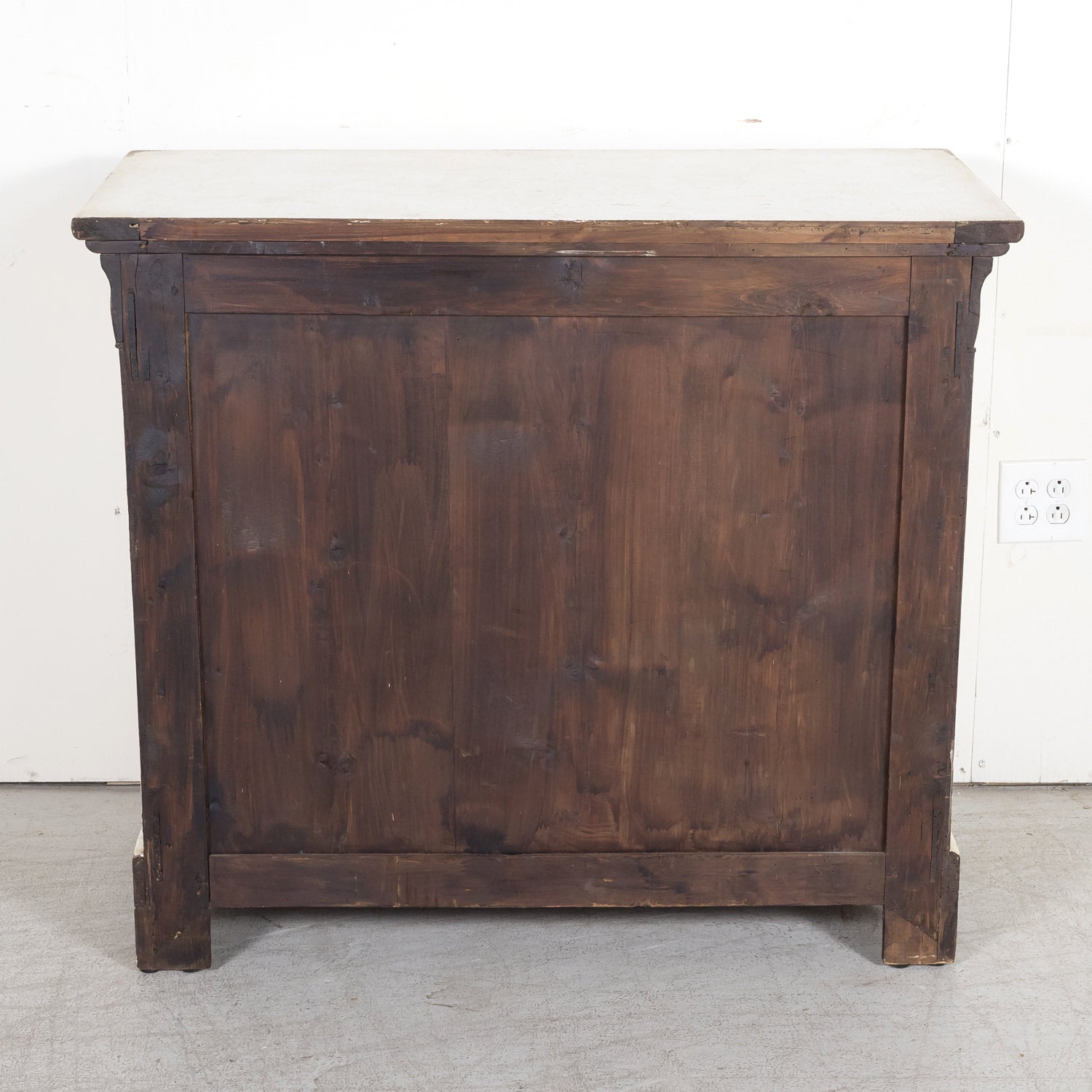 19th Century French Louis Philippe Style White Painted Four-Drawer Commode