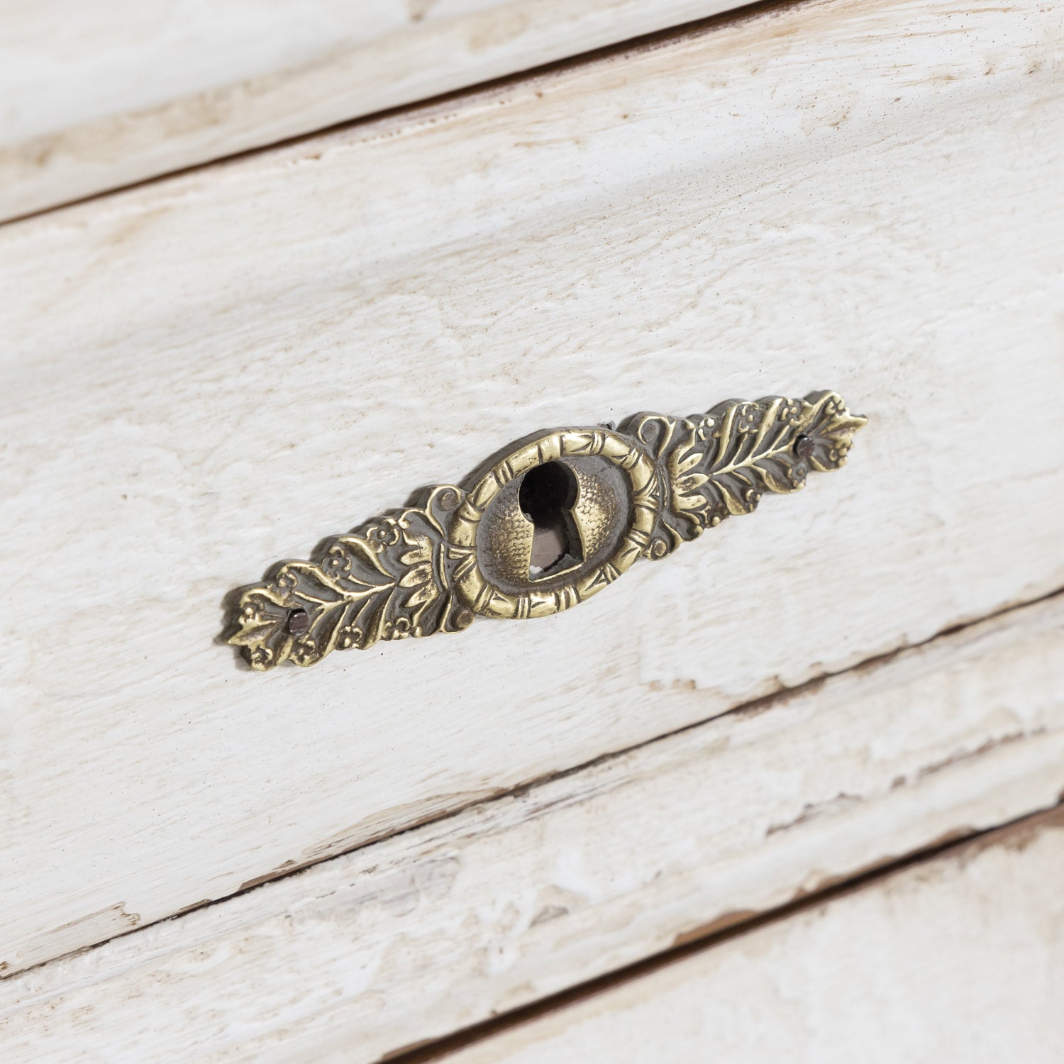 19th Century French Louis Philippe Style White Painted Four-Drawer Commode