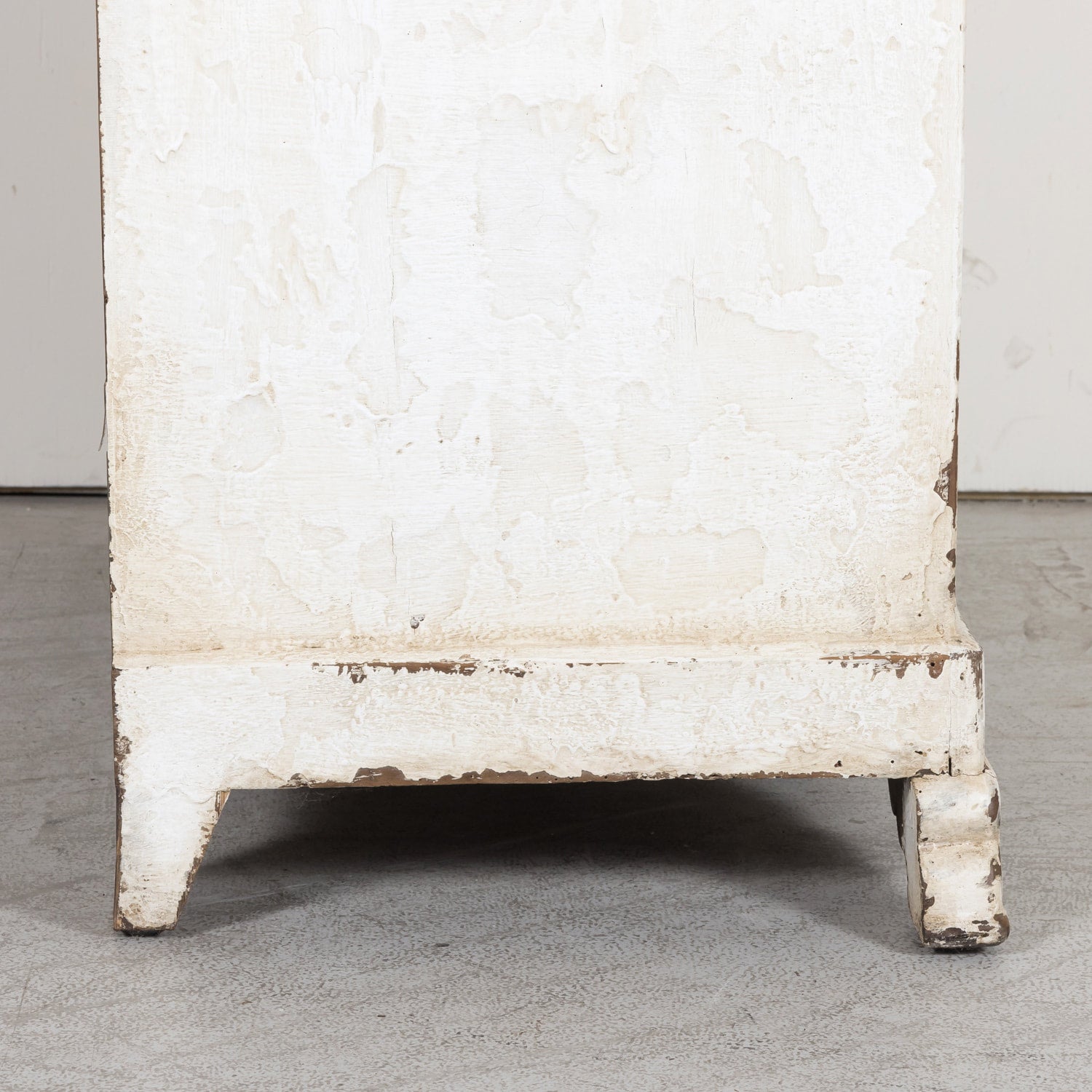 19th Century French Louis Philippe Style White Painted Four-Drawer Commode