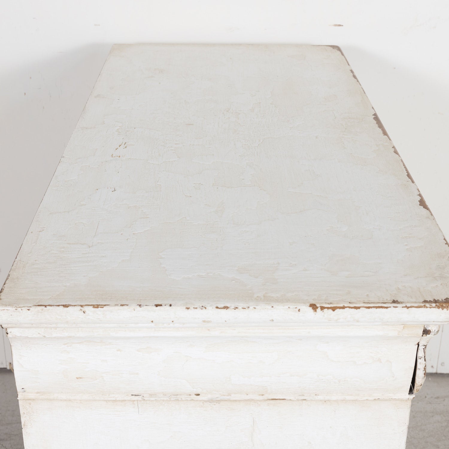 19th Century French Louis Philippe Style White Painted Four-Drawer Commode