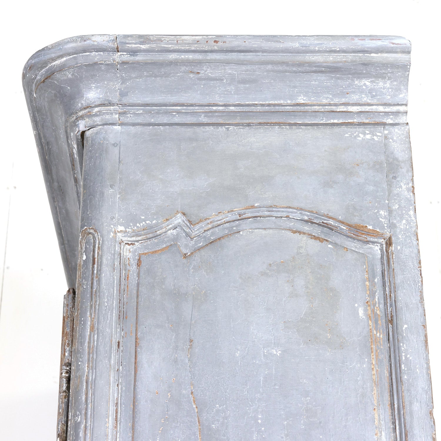 19th Century French Country Louis XV Style Painted Chateau Buffet Deux Corps