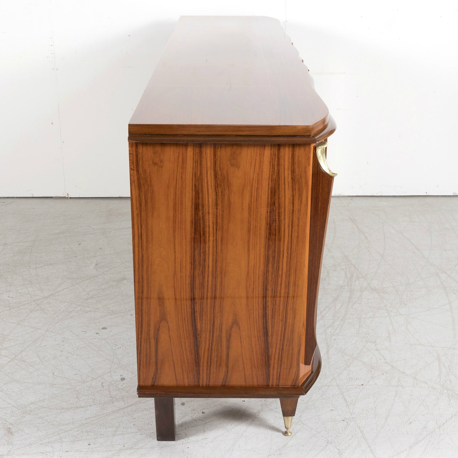 French Art Deco Mahogany and Palisander Parquetry Buffet or Sideboard