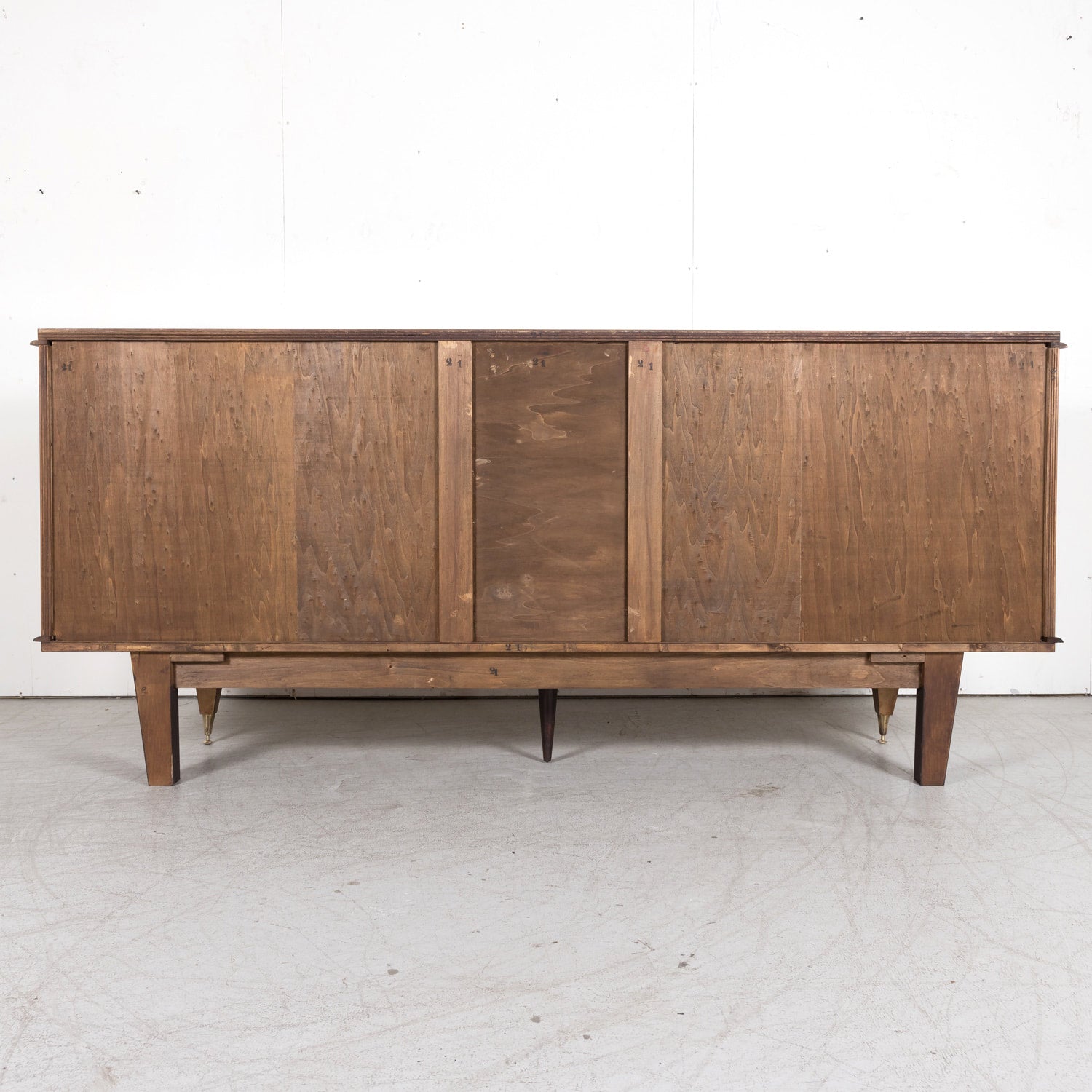 French Art Deco Mahogany and Palisander Parquetry Buffet or Sideboard