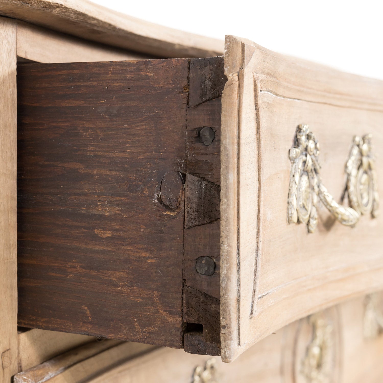 SOLD RT Louis XV Bleached Walnut Commode