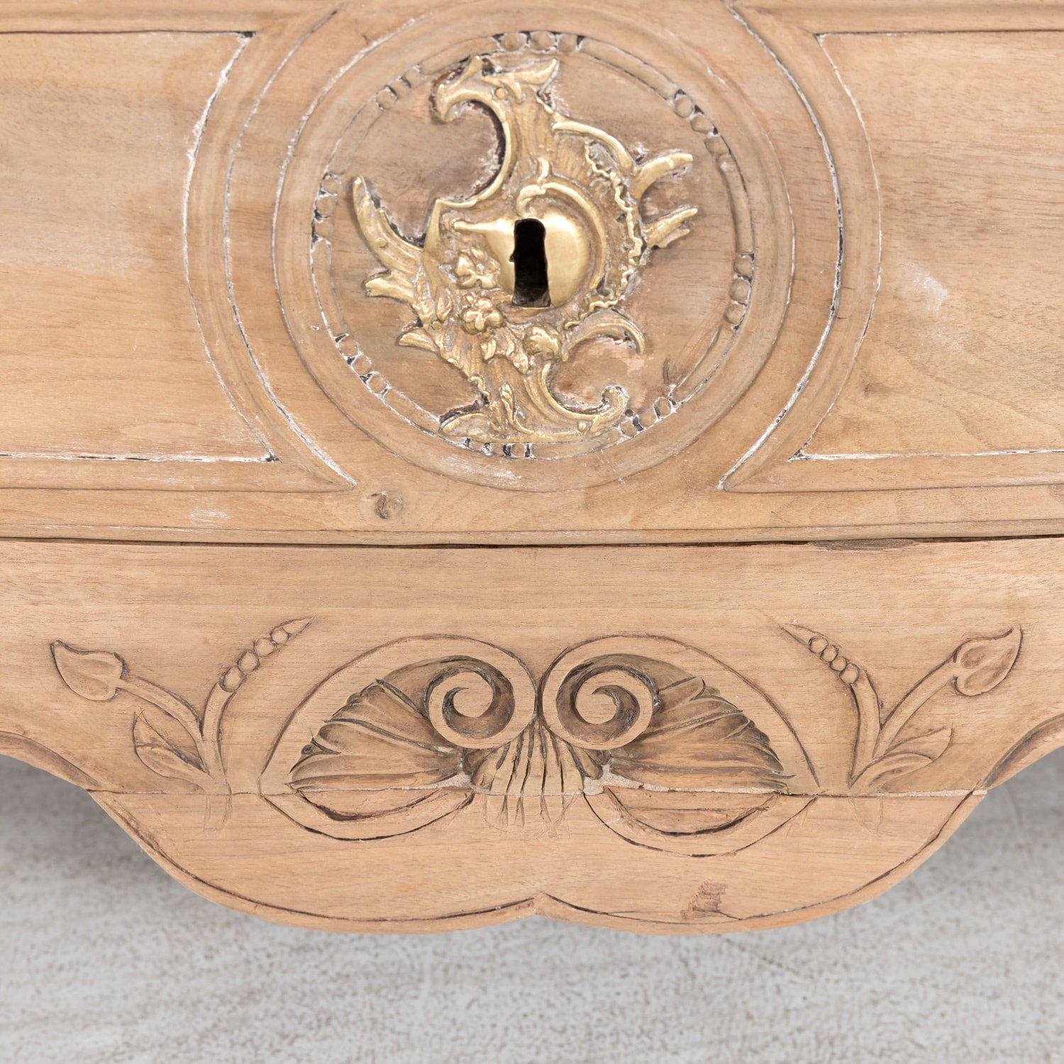SOLD RT Louis XV Bleached Walnut Commode