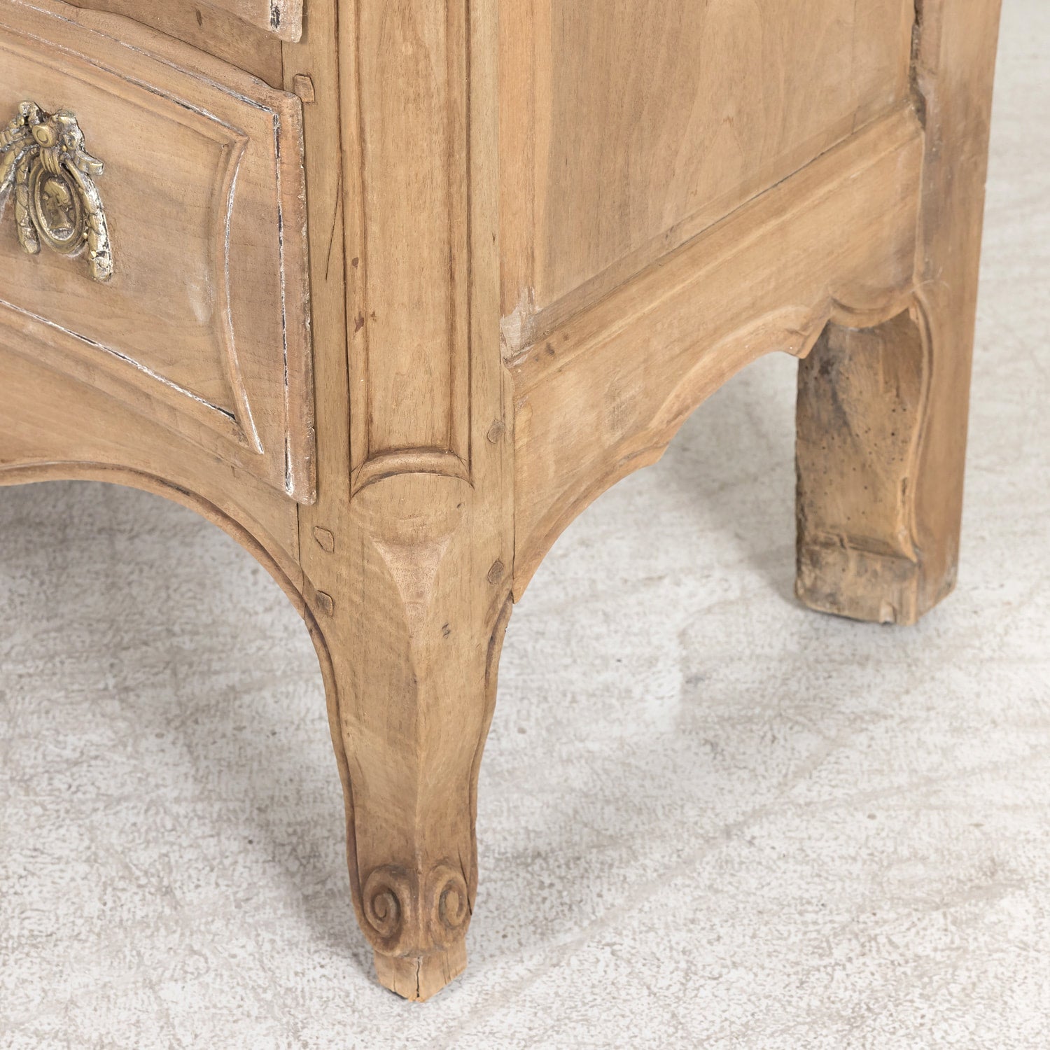 SOLD RT Louis XV Bleached Walnut Commode