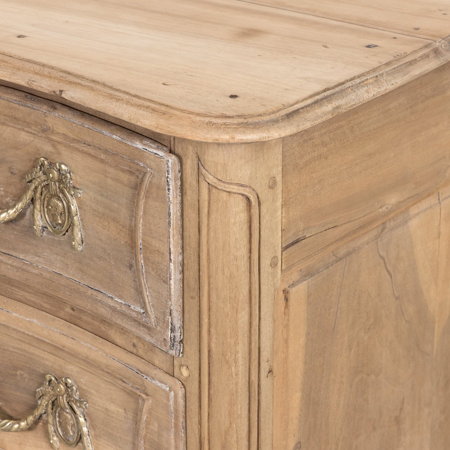 SOLD RT Louis XV Bleached Walnut Commode