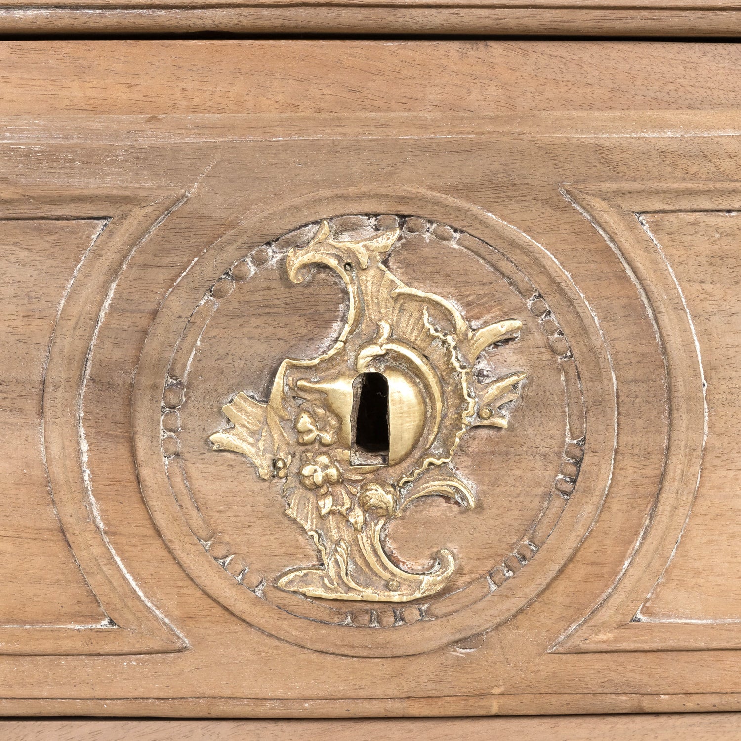 SOLD RT Louis XV Bleached Walnut Commode
